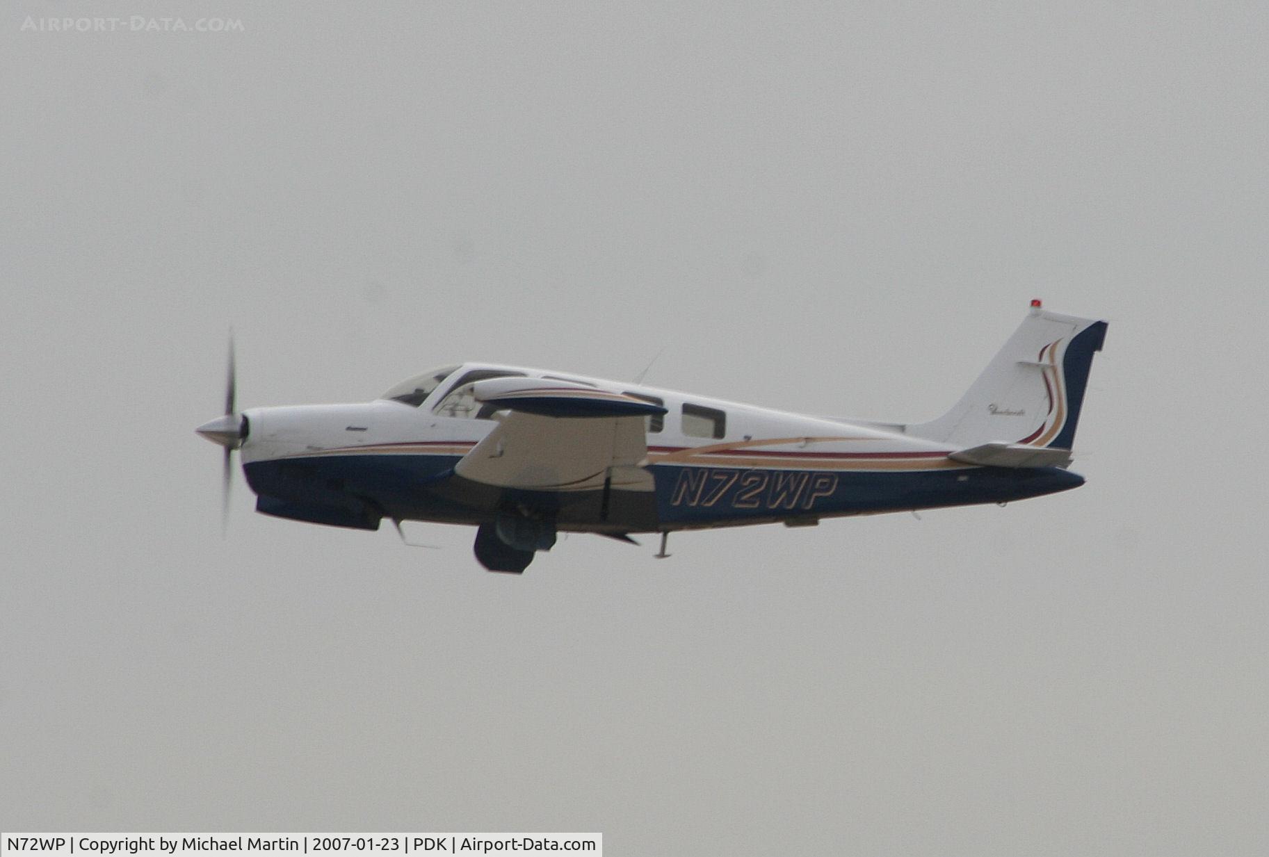 N72WP, 1985 Beech A36 Bonanza 36 C/N E-2288, Departing PDK enroute to BNA