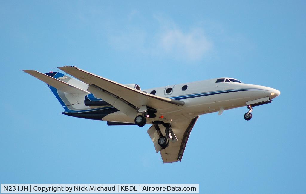 N231JH, 1981 Dassault Falcon 10 C/N 176, Classic Falcon landing runway 24