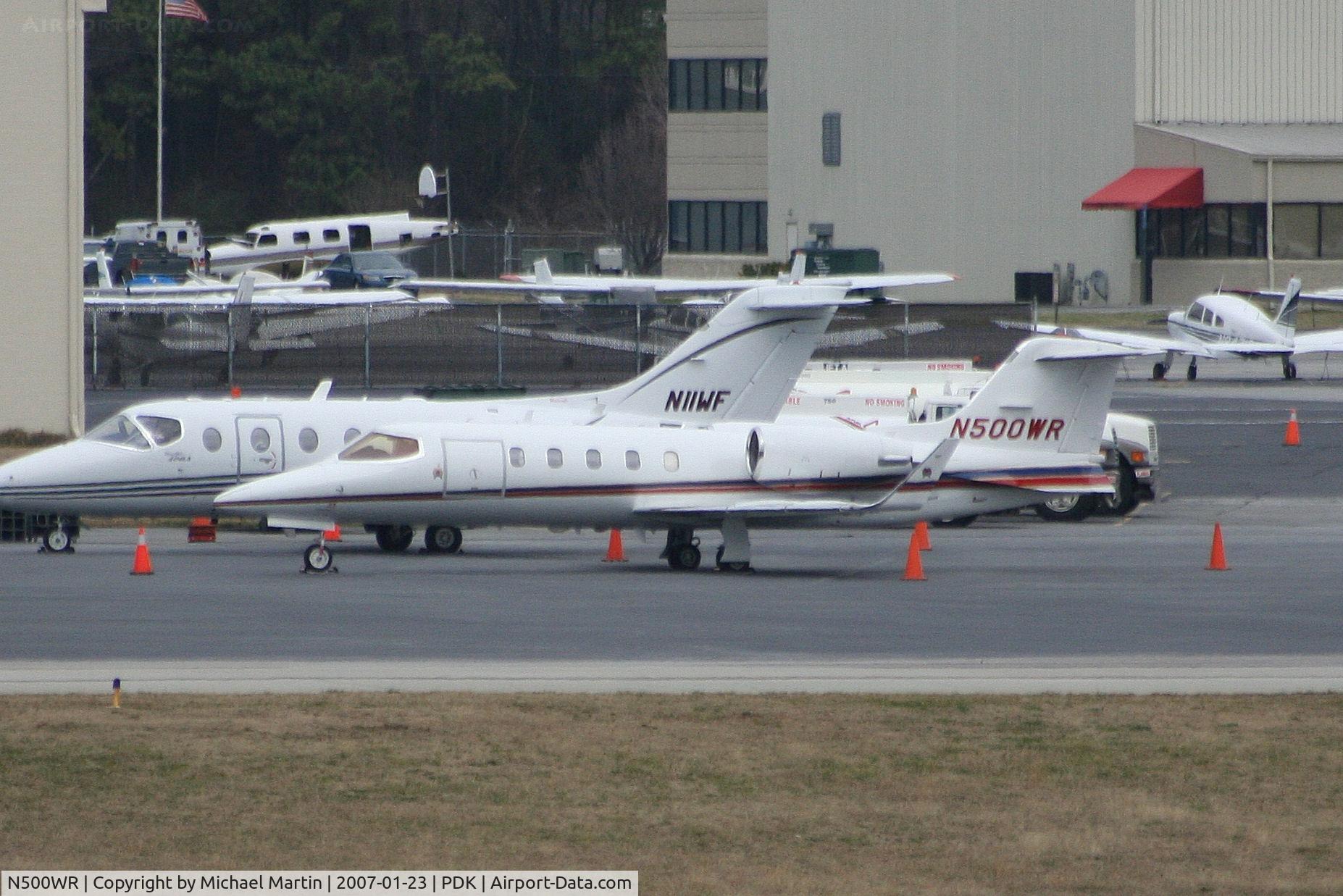 N500WR, 1991 Learjet 31A C/N 038, Rusty Wallace at Signature Flight Services