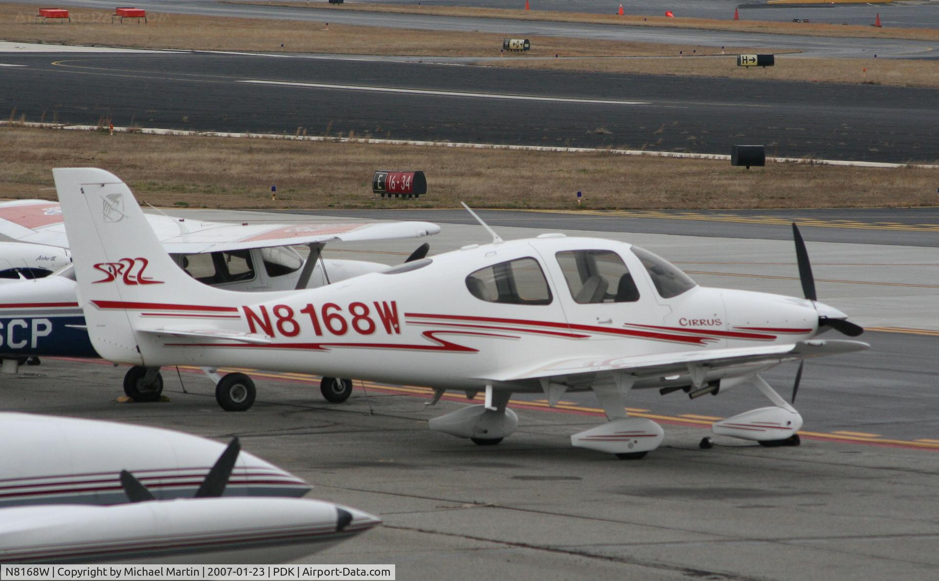 N8168W, Cirrus SR22 C/N 0789, Tied down @ Epps Air Service