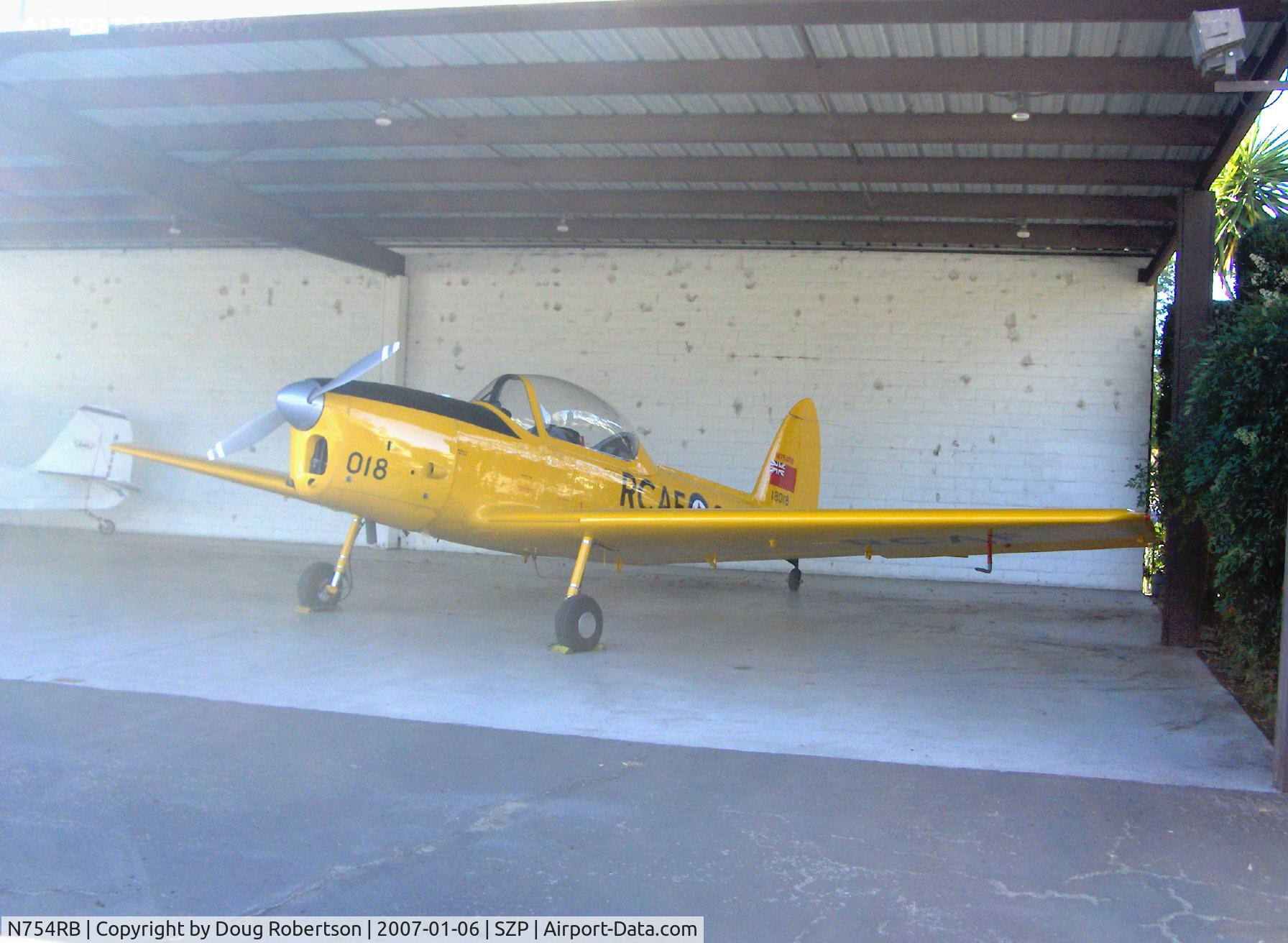 N754RB, 1952 De Havilland DHC-1 Chipmunk T.10 C/N C1/0532, 1952 DeHavilland DHC-1 CHIPMUNK 145 Hp Bristol-Siddeley (D.H.) Gipsy Major 8, first design of DeHavilland of Canada for RCAF basic trainer, prototype first flight May 22, 1946. Also built in Britain, Portugal, many overseas air forces use