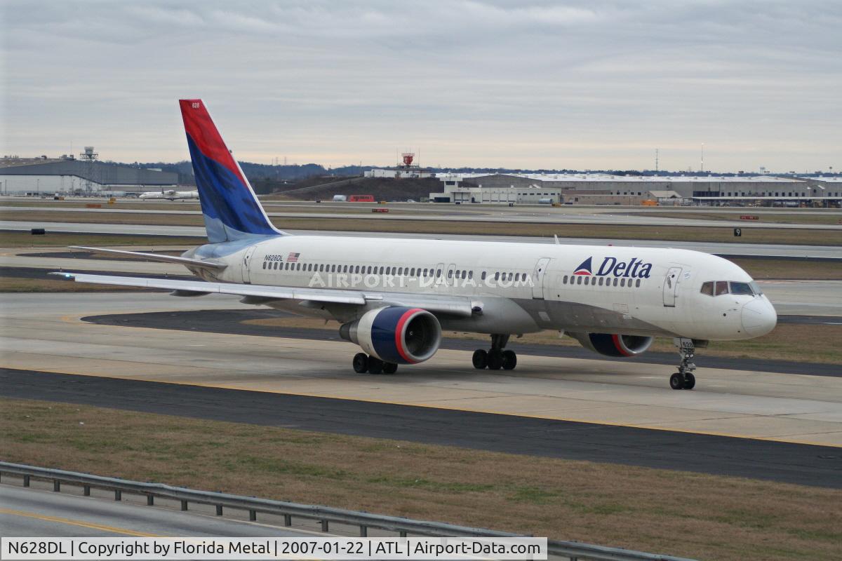 N628DL, 1987 Boeing 757-232 C/N 22918, Delta 757-200