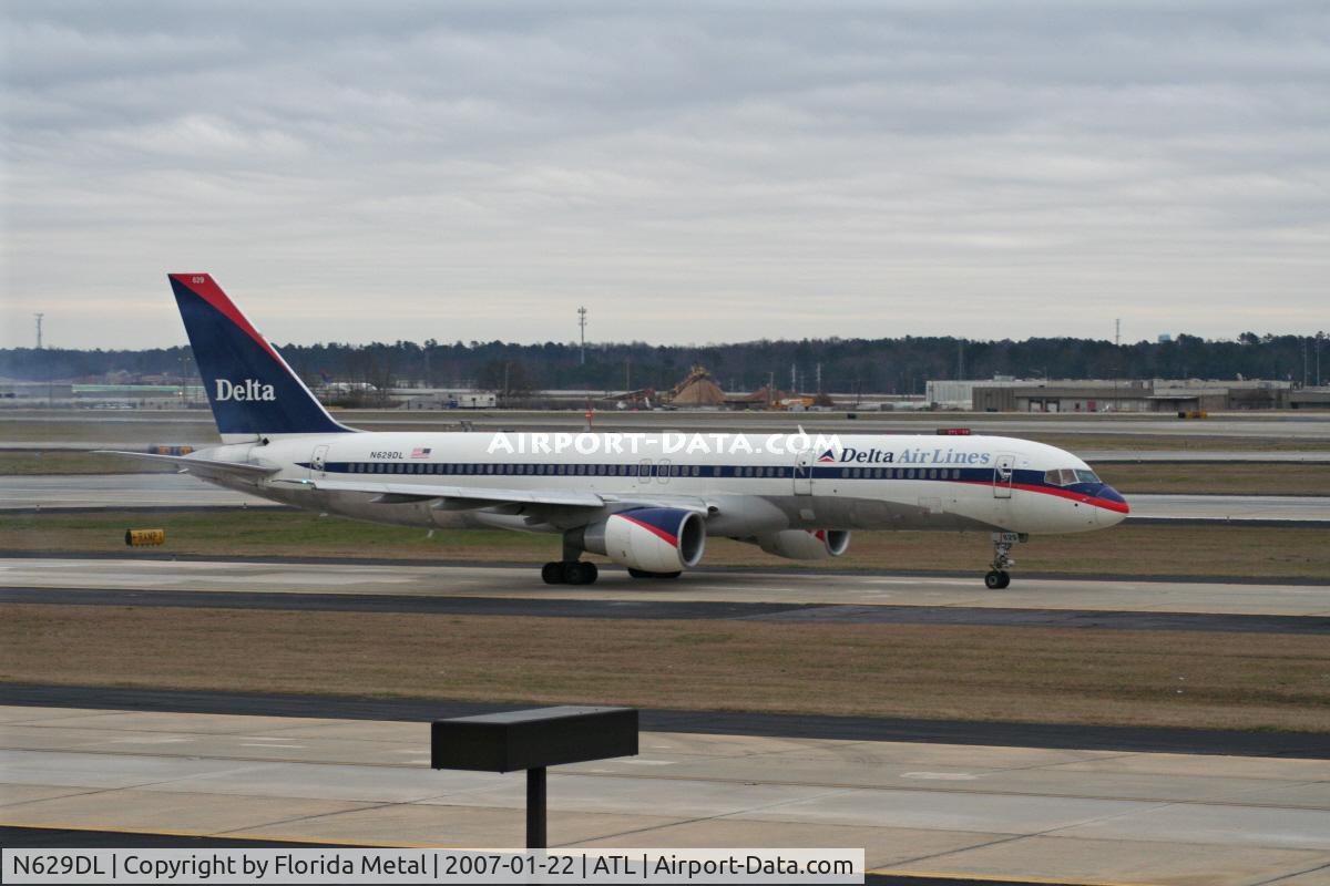 N629DL, 1987 Boeing 757-232 C/N 22919, Delta 757