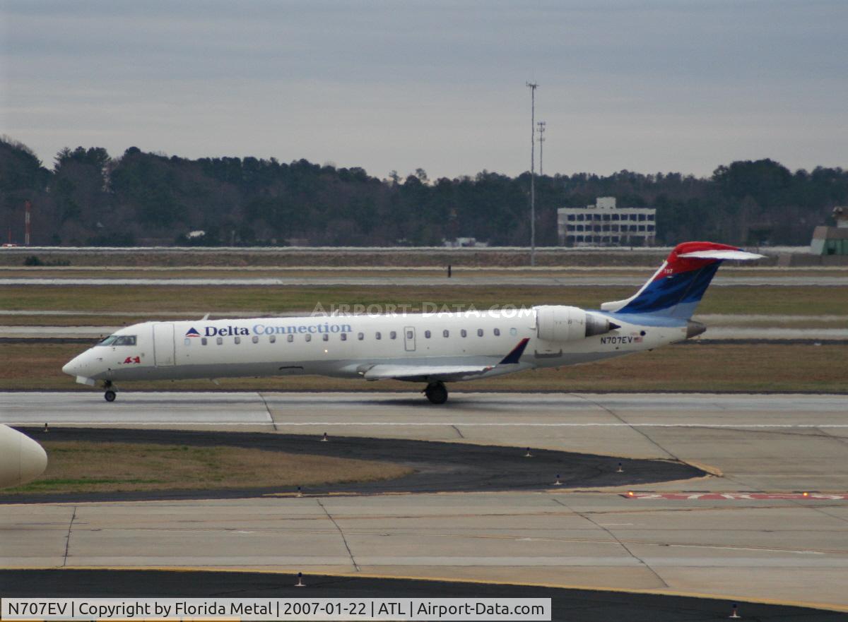 N707EV, 2002 Bombardier CRJ-701 (CL-600-2C10) Regional Jet C/N 10057, ASA CRJ-700