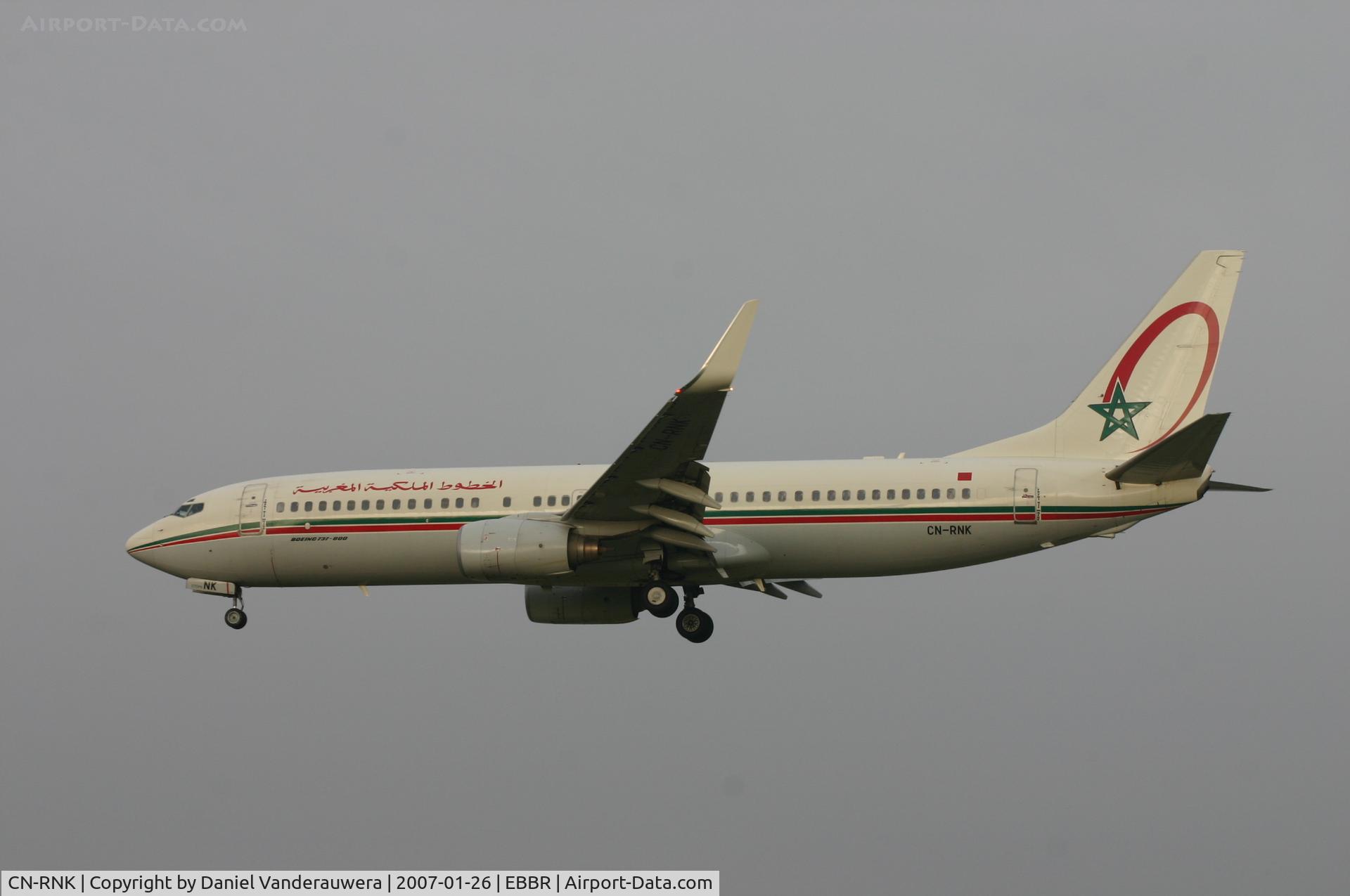 CN-RNK, 1998 Boeing 737-8B6 C/N 28981, arrival of flight AT838 from Casablanca