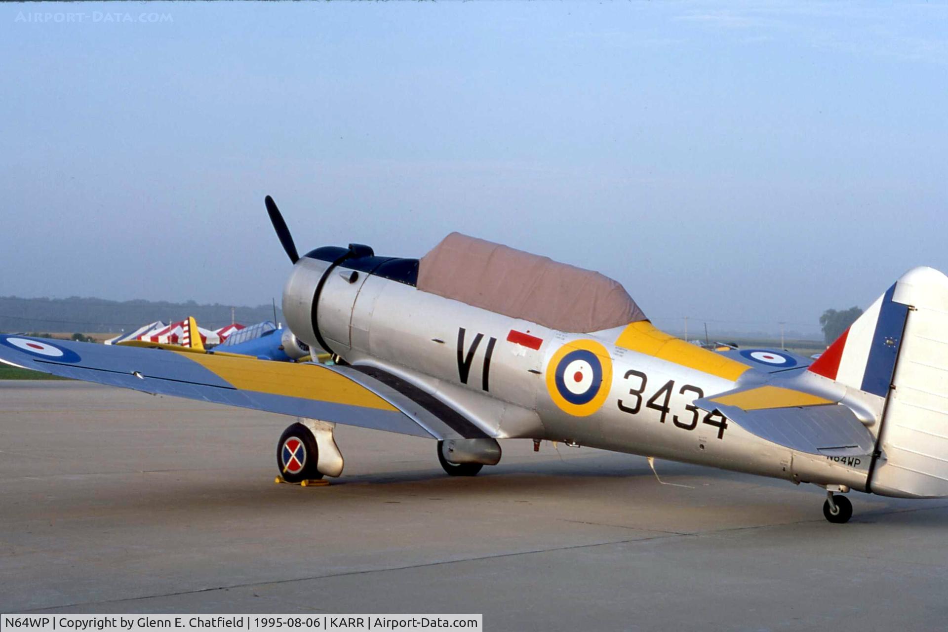 N64WP, 1940 North American/piavis NA-64 C/N 64-3018, NA-64 Yale at Freedom Flight