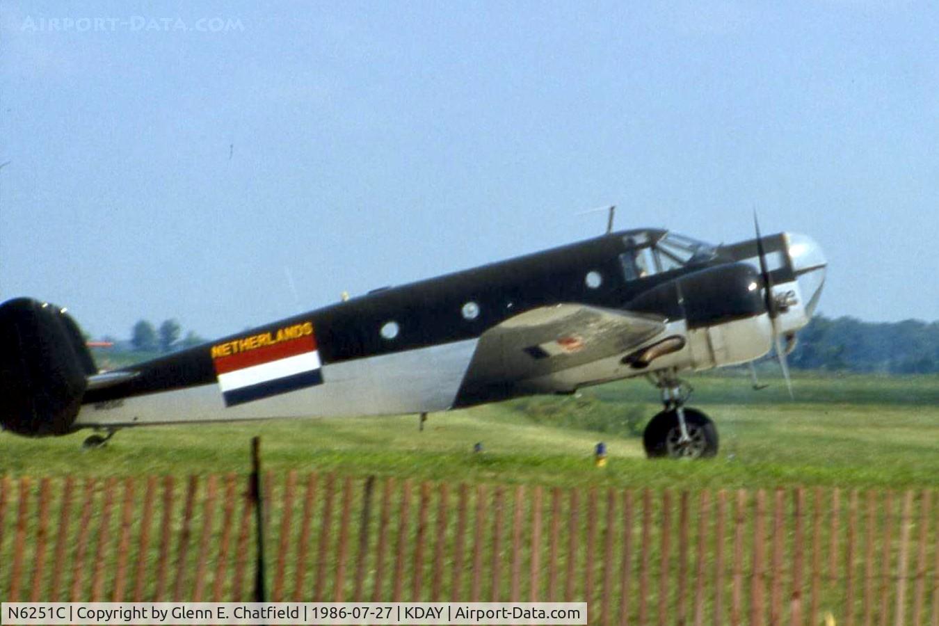 N6251C, 1942 Beech AT-11 Kansan C/N 3069, AT-11 at Dayton Air Show