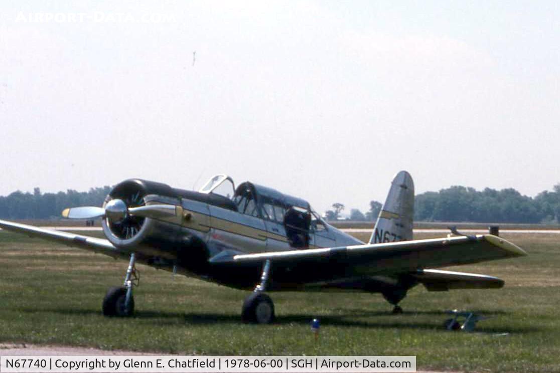 N67740, Consolidated Vultee BT-13A C/N 483, BT-13 40-1092