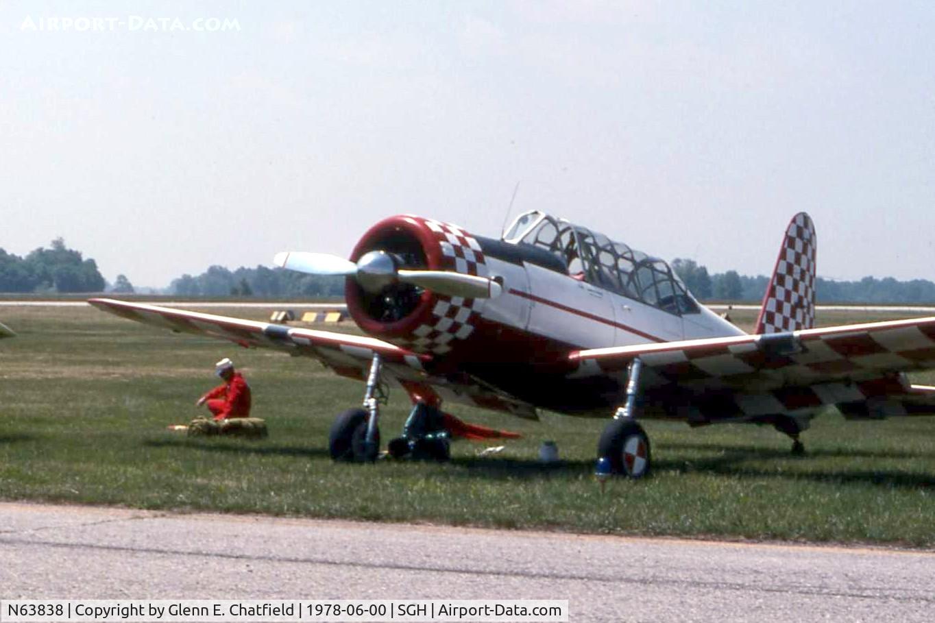 N63838, 1941 Consolidated Vultee BT-13A C/N 2276, BT-13A at the Springfield, OH air show
