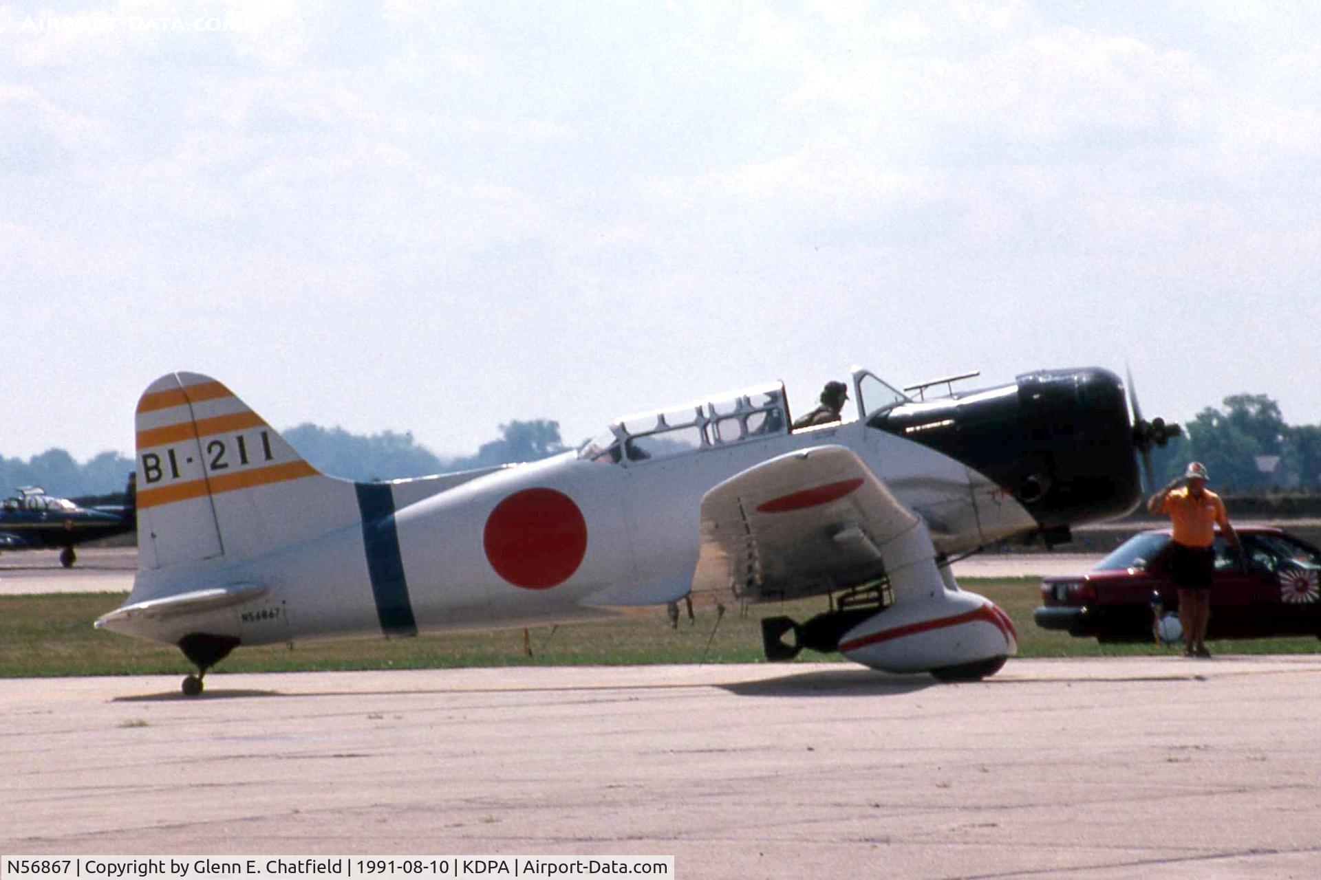 N56867, 1945 Consolidated Vultee BT-13B (SNV-2) Replica C/N 79-1220, Does anyone know the military serial?