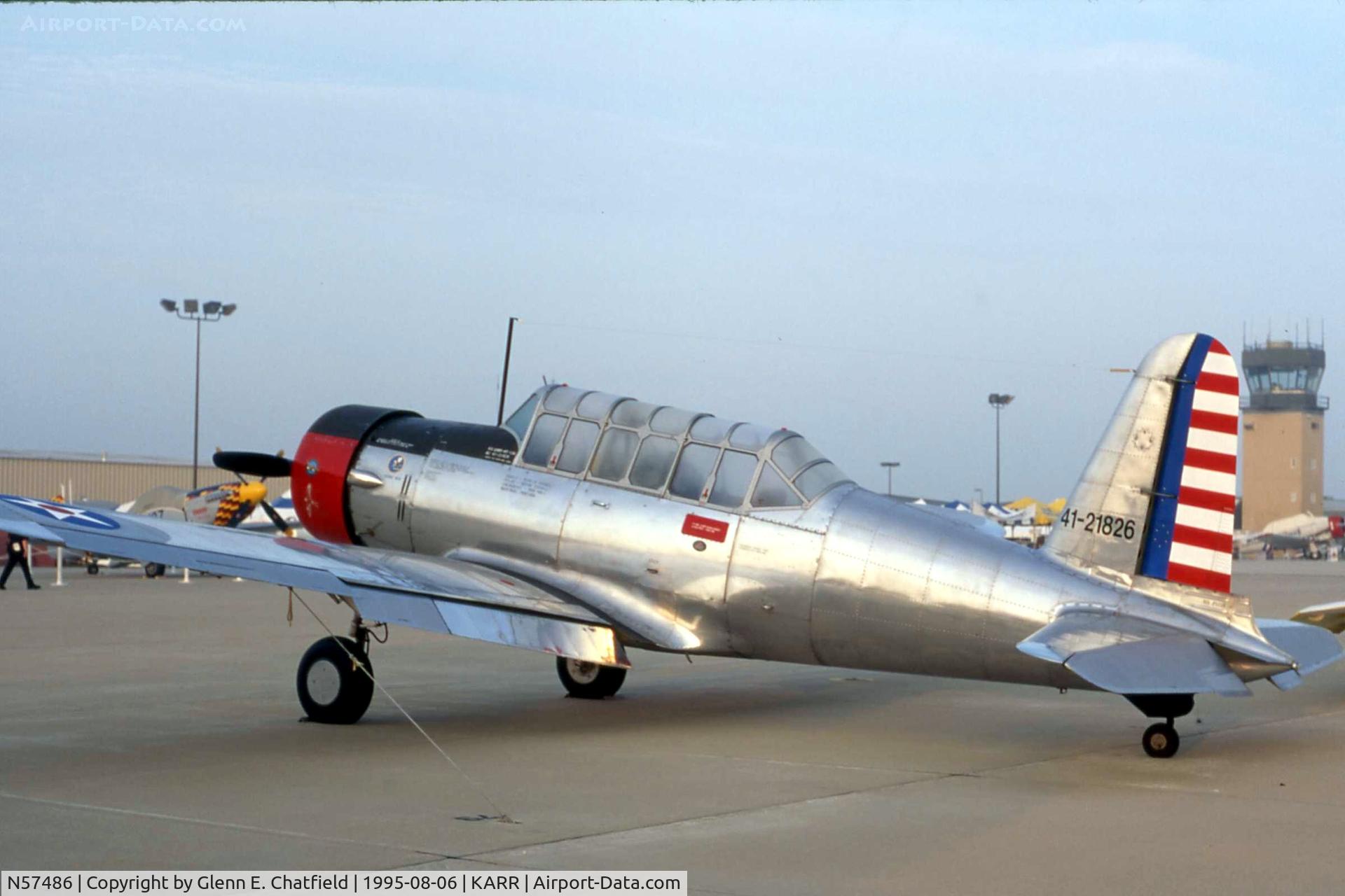 N57486, 1942 Consolidated Vultee BT-13A Valiant C/N 5665, BT-13 41-21826