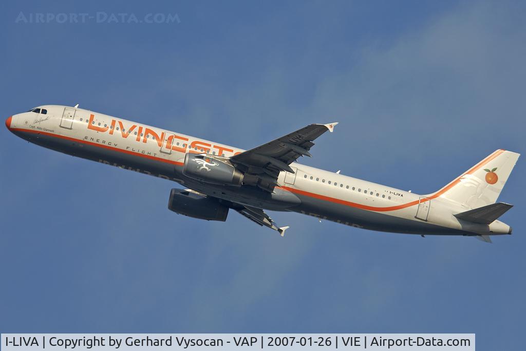 I-LIVA, 2003 Airbus A321-231 C/N 1950, rare Guest @ VIE