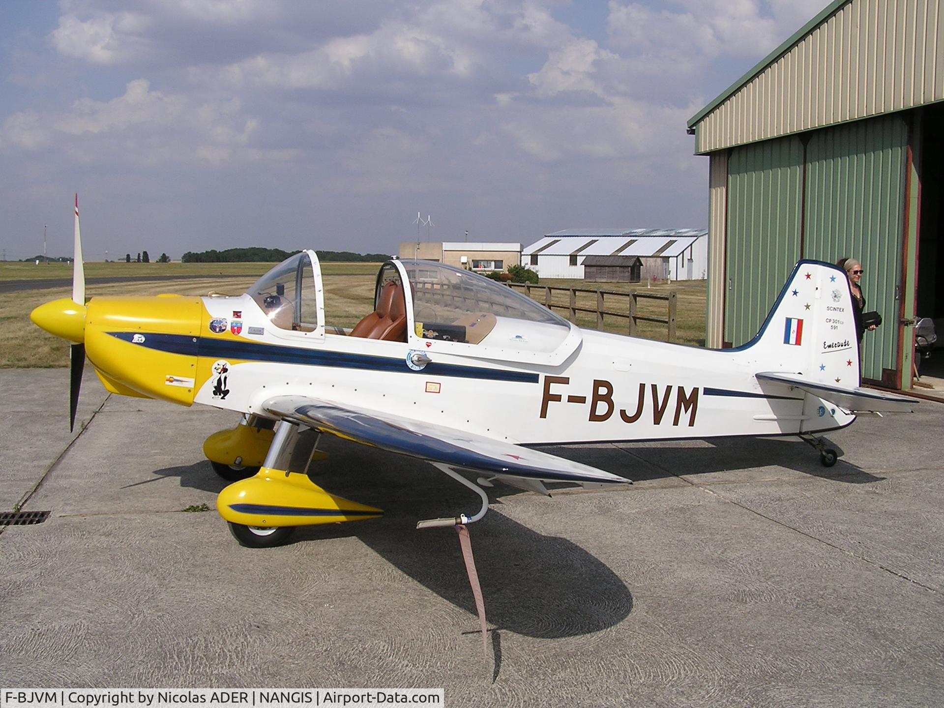 F-BJVM, 1962 Scintex CP-301-C3 Emeraude C/N 591, At nangis when delivered to its new owner