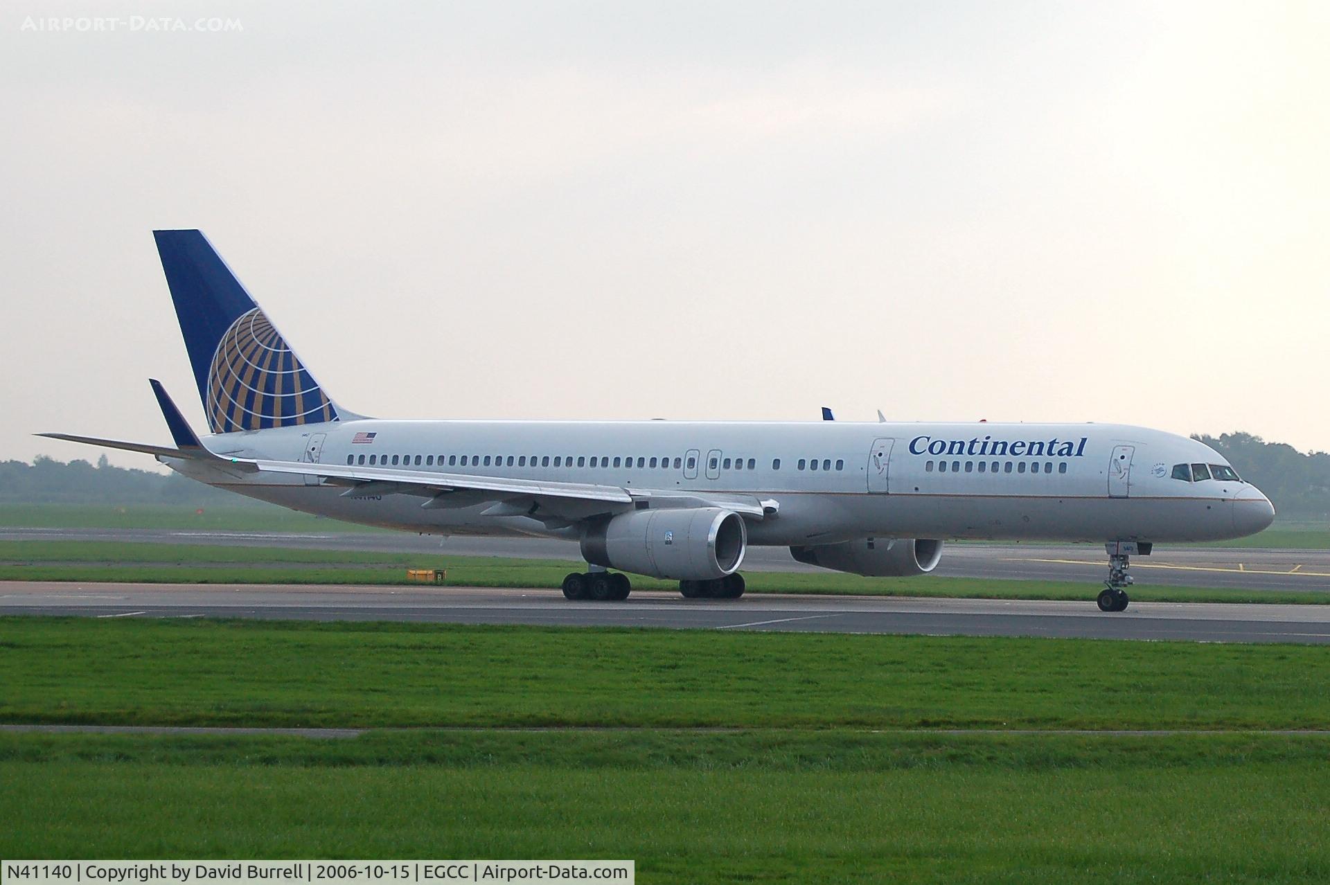 N41140, 2000 Boeing 757-224 C/N 30353, Continental - Taxiing