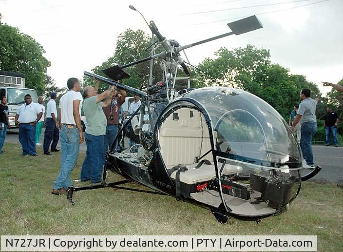 N727JR, 1953 Hiller UH-12B C/N 571, Accident