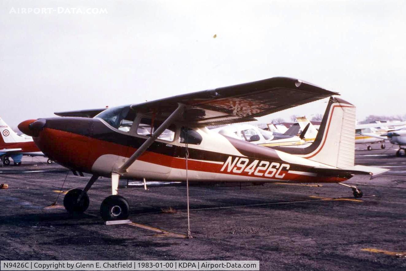 N9426C, 1955 Cessna 180 C/N 31824, Photo taken for aircraft recognition training