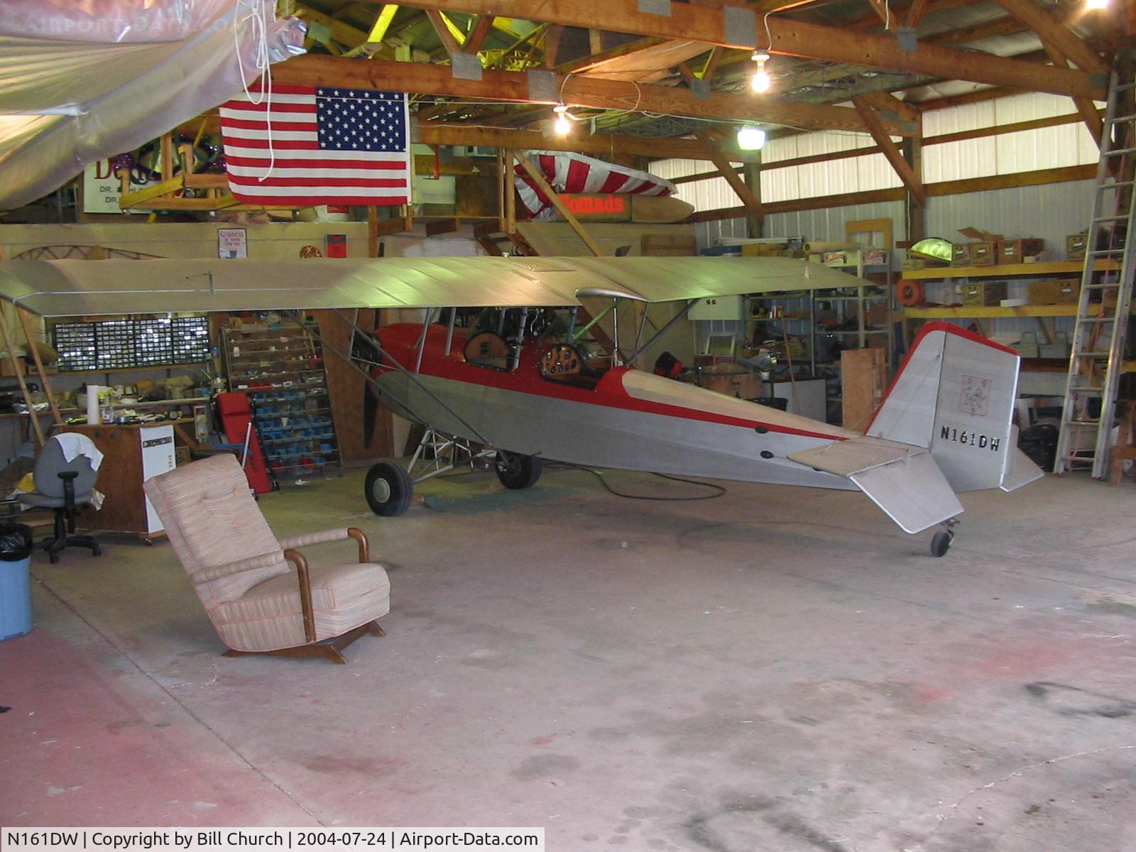 N161DW, 1993 Pietenpol Air Camper C/N 787-393, N161DW in the hangar
