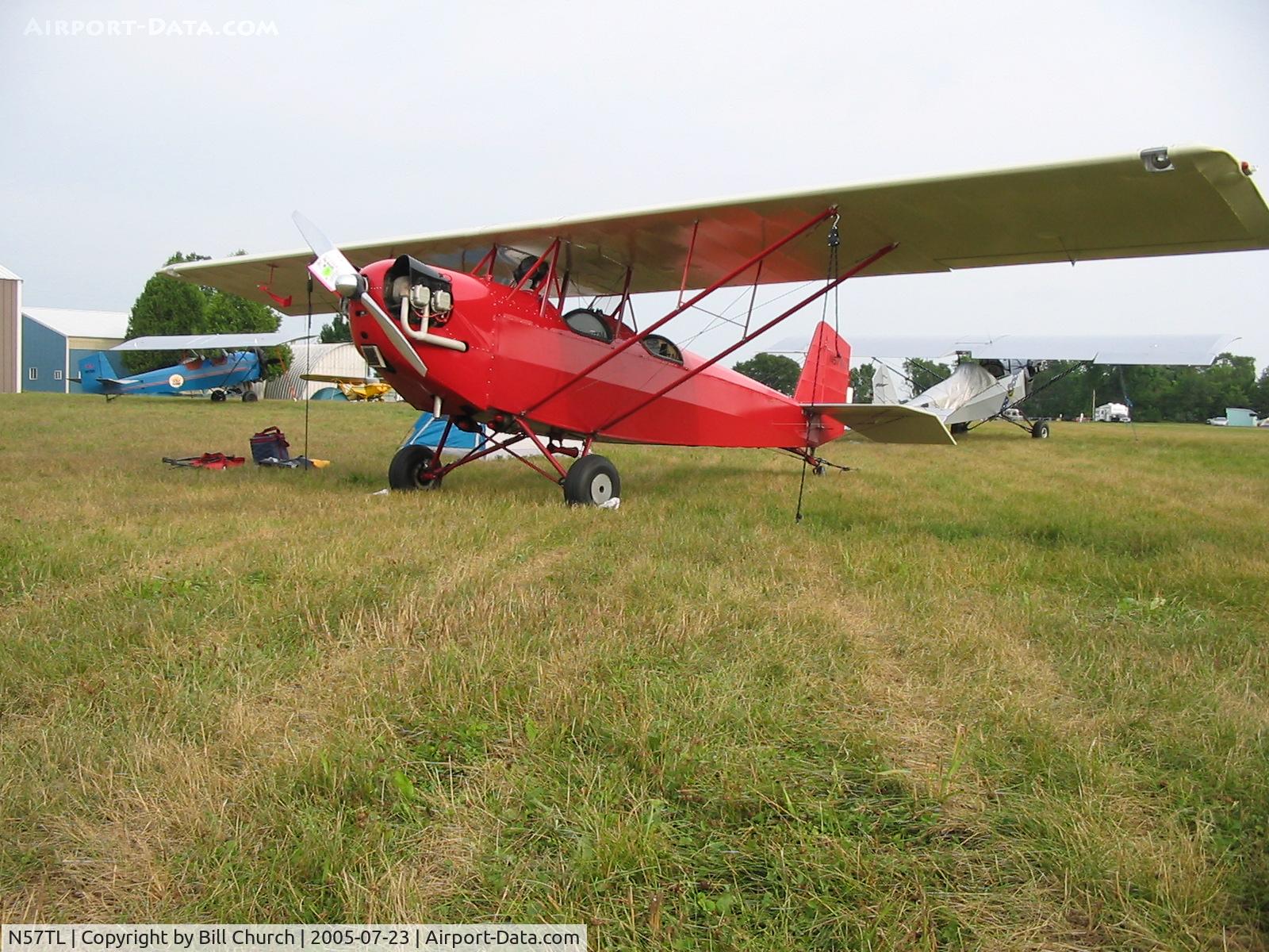 N57TL, 2002 Pietenpol Air Camper C/N 0012002, N57TL at the 2005 Pietenpol fly-in at Brodhead, WI