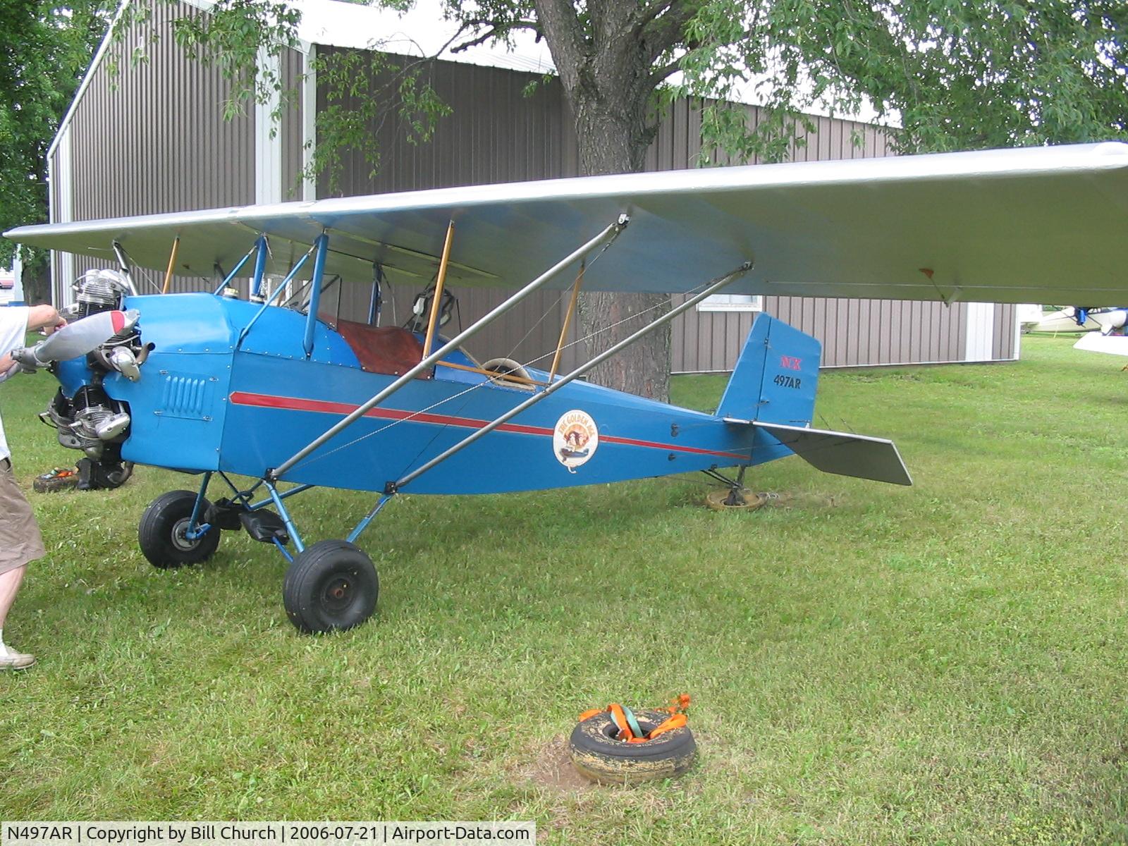 N497AR, 1999 Pietenpol Air Camper C/N LCF2, NX497AR at the 2006 Pietenpol fly-in at Brodhead, WI
