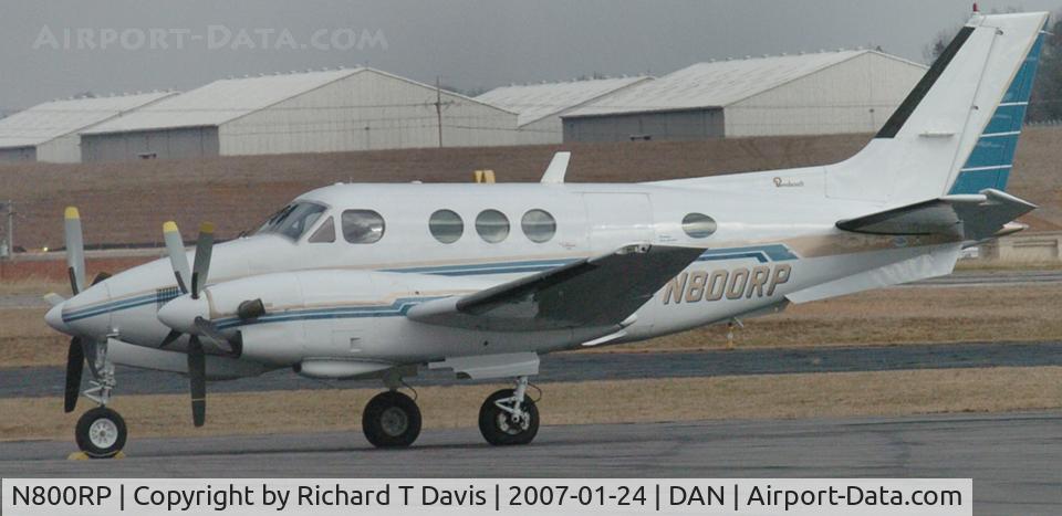 N800RP, 1974 Beech C90 King Air C/N LJ-628, 1974 Beech C90 in Danville Va.