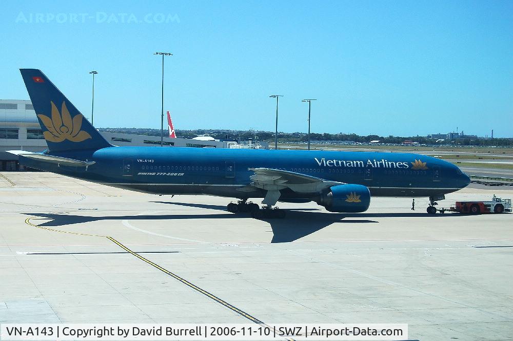 VN-A143, Boeing 777-26K/ER C/N 33502, Vietnam Airlines