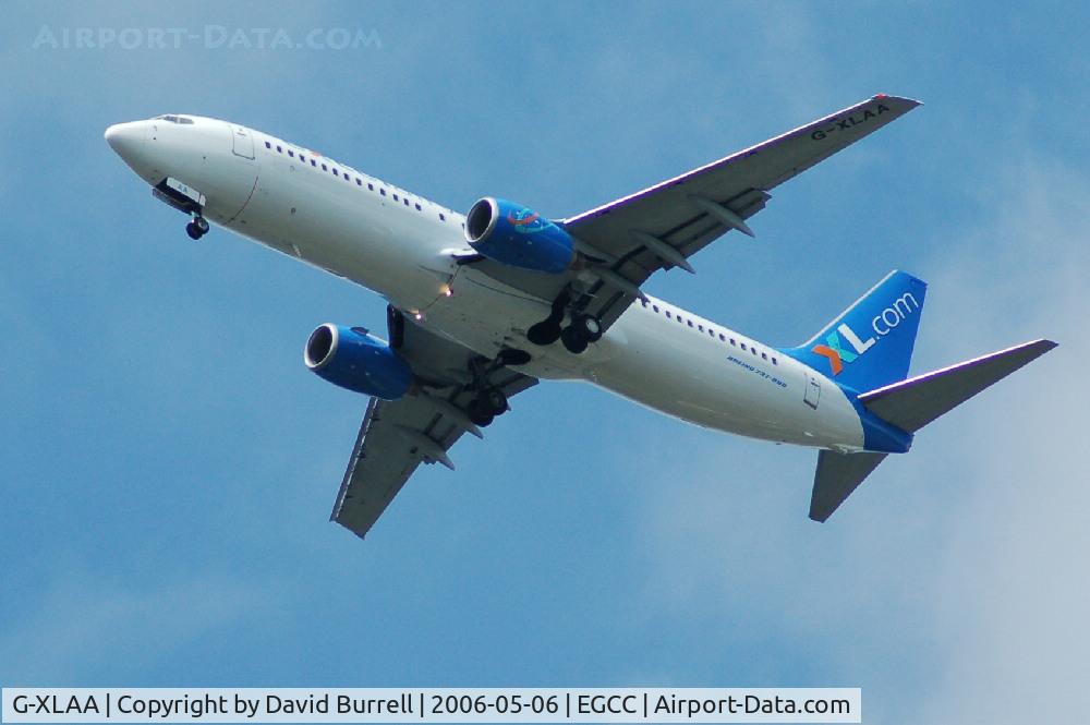 G-XLAA, 1998 Boeing 737-8Q8 C/N 28226, Excel Airways - Landing