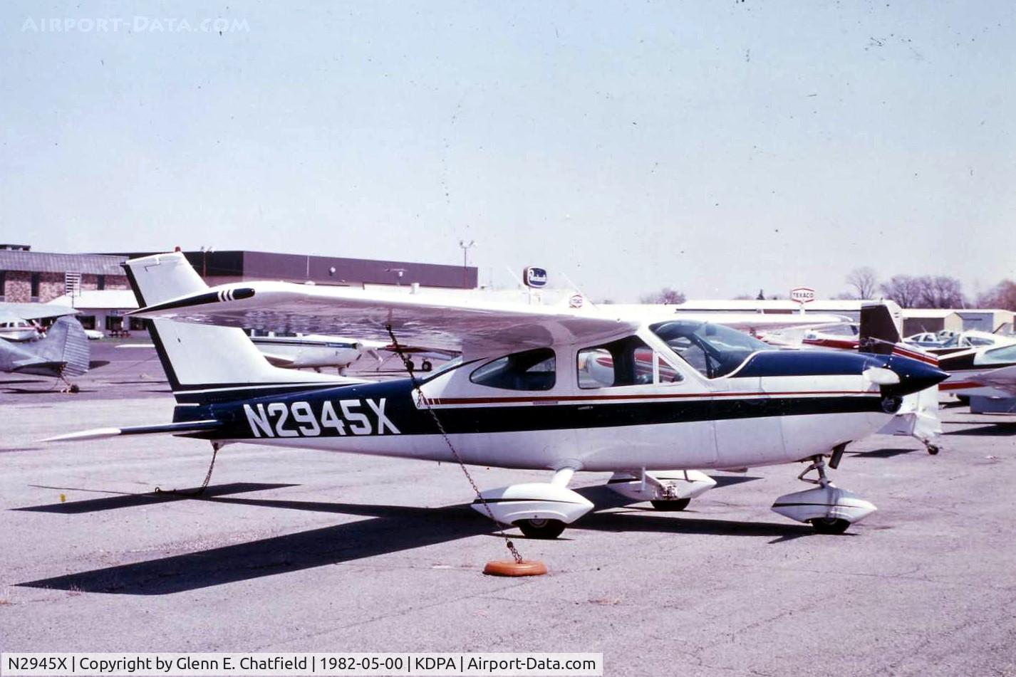 N2945X, Cessna 177 Cardinal C/N 17700345, Photo taken for aircraft recognition training