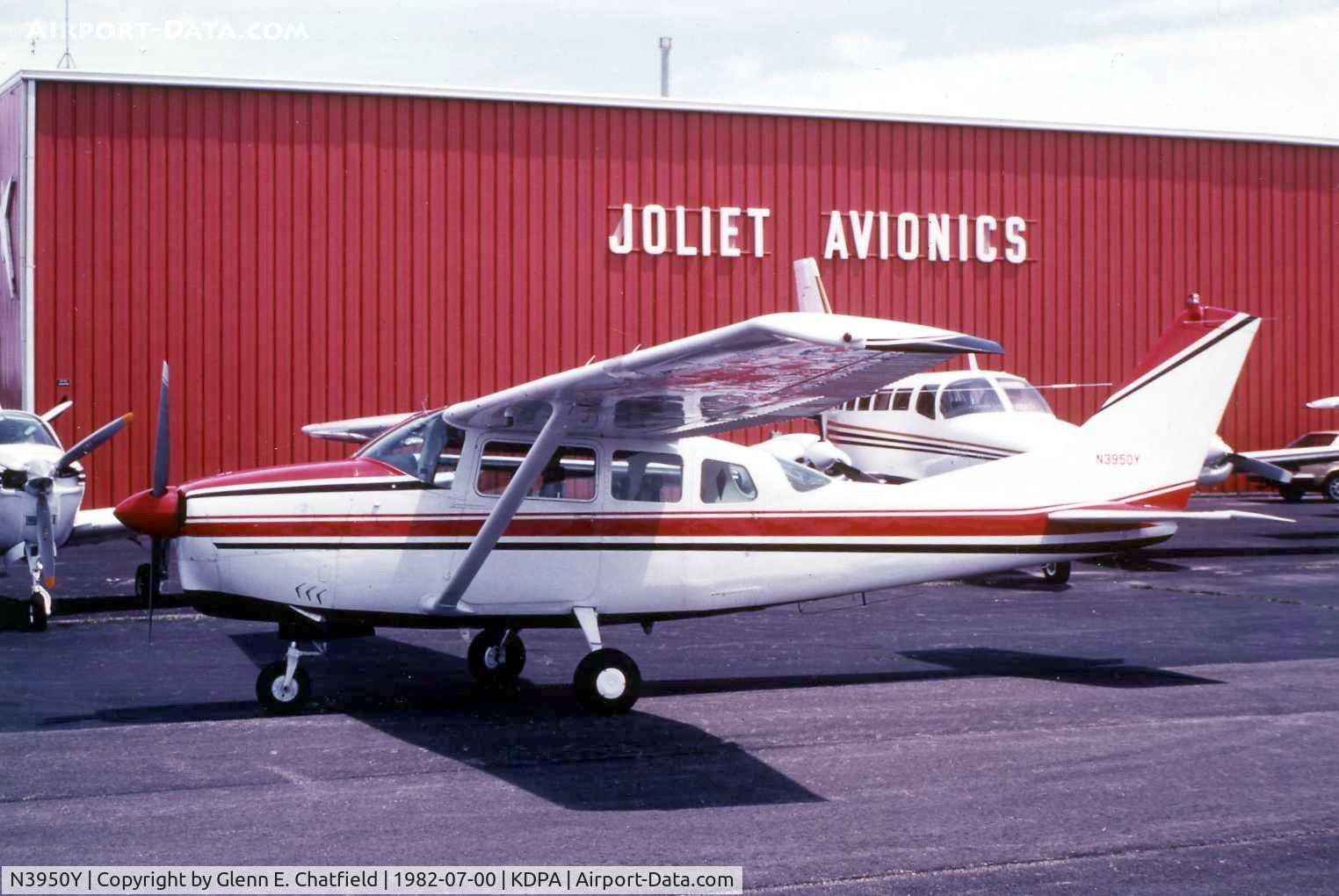 N3950Y, 1964 Cessna 210D Centurion C/N 21058450, Photo taken for aircraft recognition training