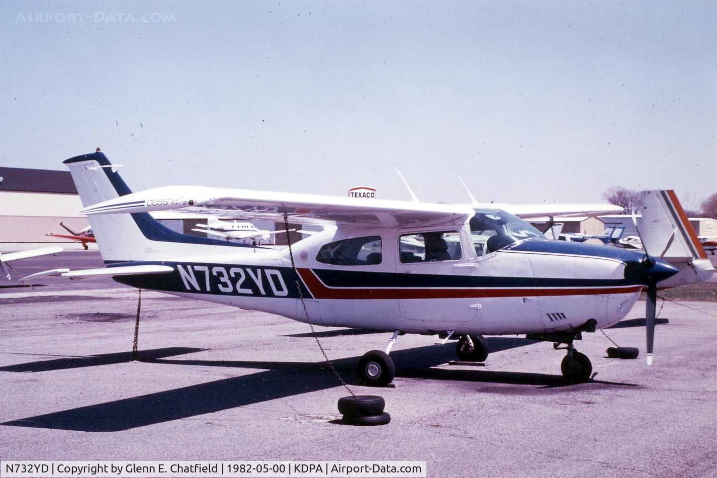 N732YD, 1977 Cessna T210M Turbo Centurion C/N 21061873, Photo taken for aircraft recognition training