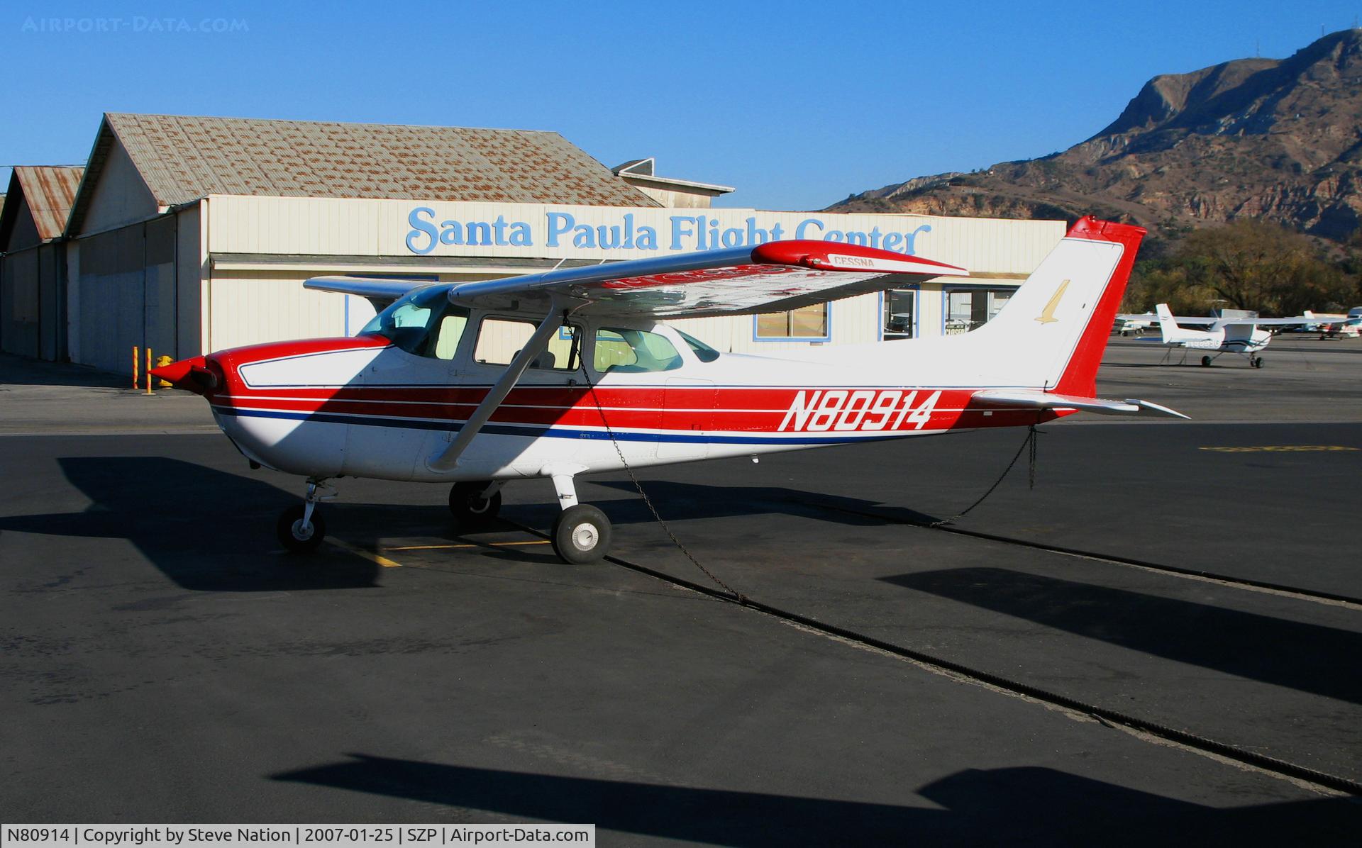 N80914, 1976 Cessna 172M C/N 17266799, 1976 Cessna 172M @ Santa Paula Airport, CA