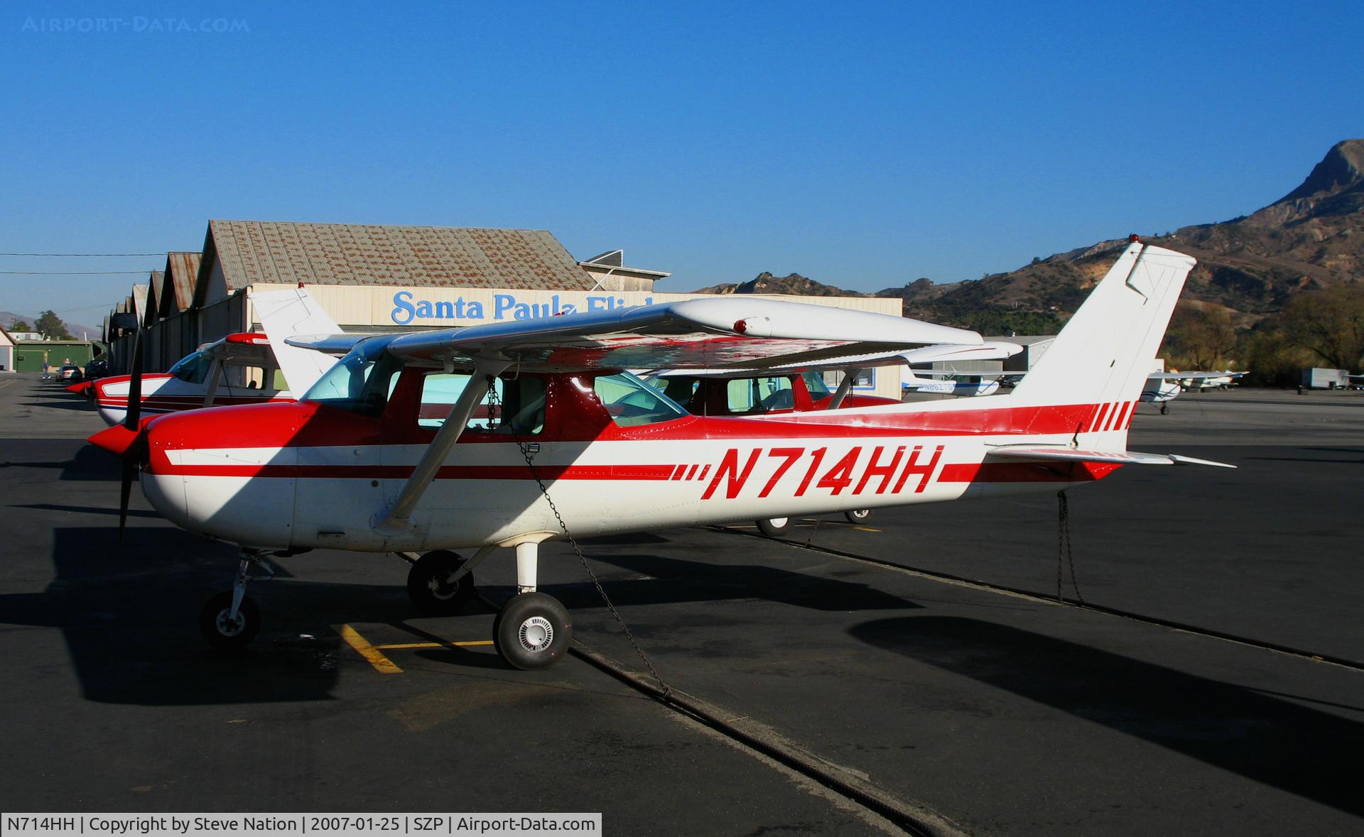 N714HH, 1977 Cessna 150M C/N 15079185, 1977 Cessna 150M @ Santa Paula Airport, CA