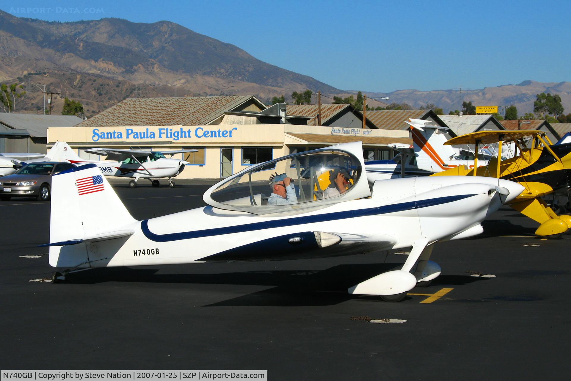 N740GB, 1997 Vans RV-4 C/N 2785, 1997 Blok RV-4 @ Santa Paula Airport, CA