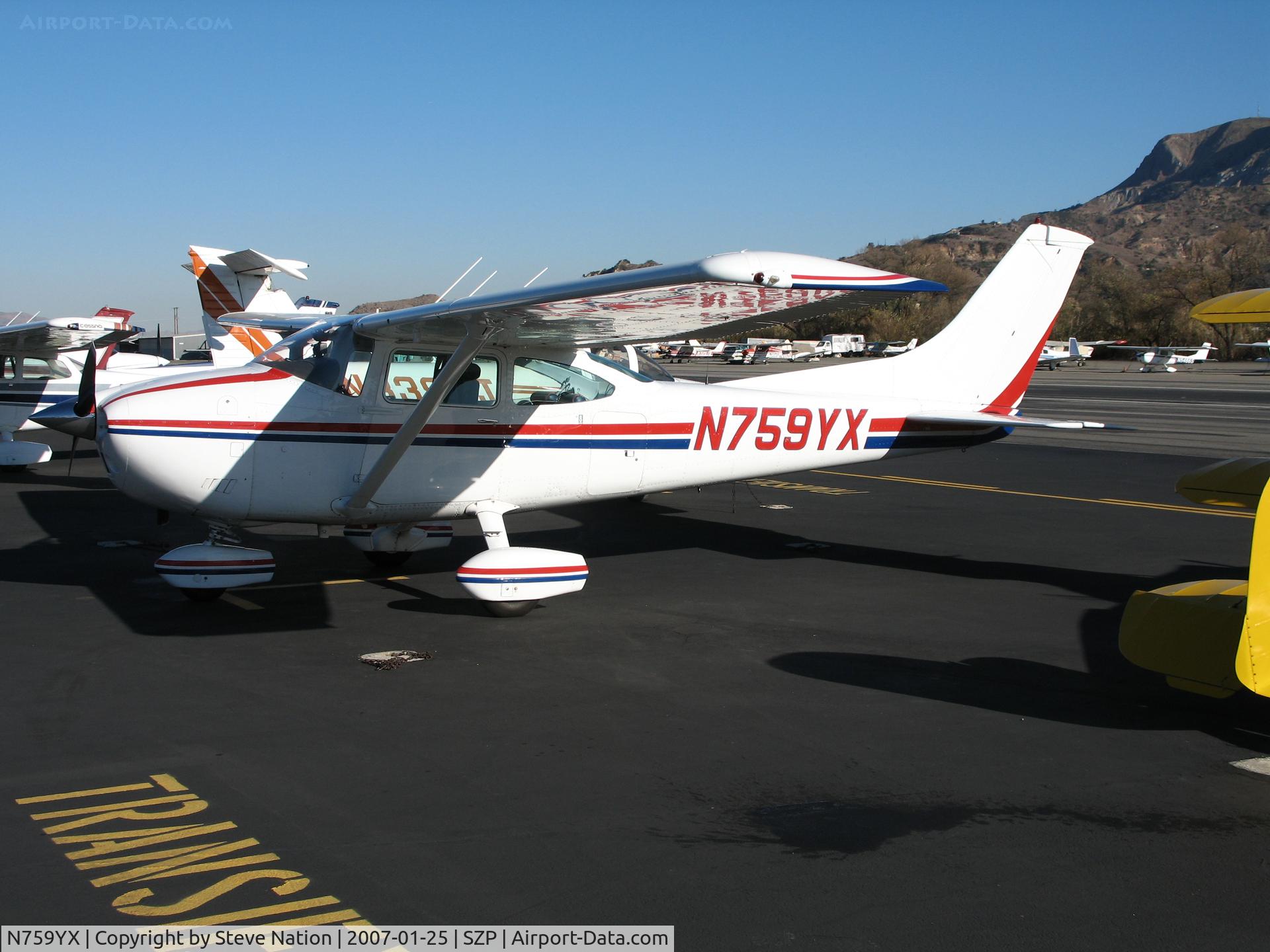 N759YX, 1978 Cessna 182Q Skylane C/N 18266375, 1978 Cessna 182Q visitor @ Santa Paula Airport, CA