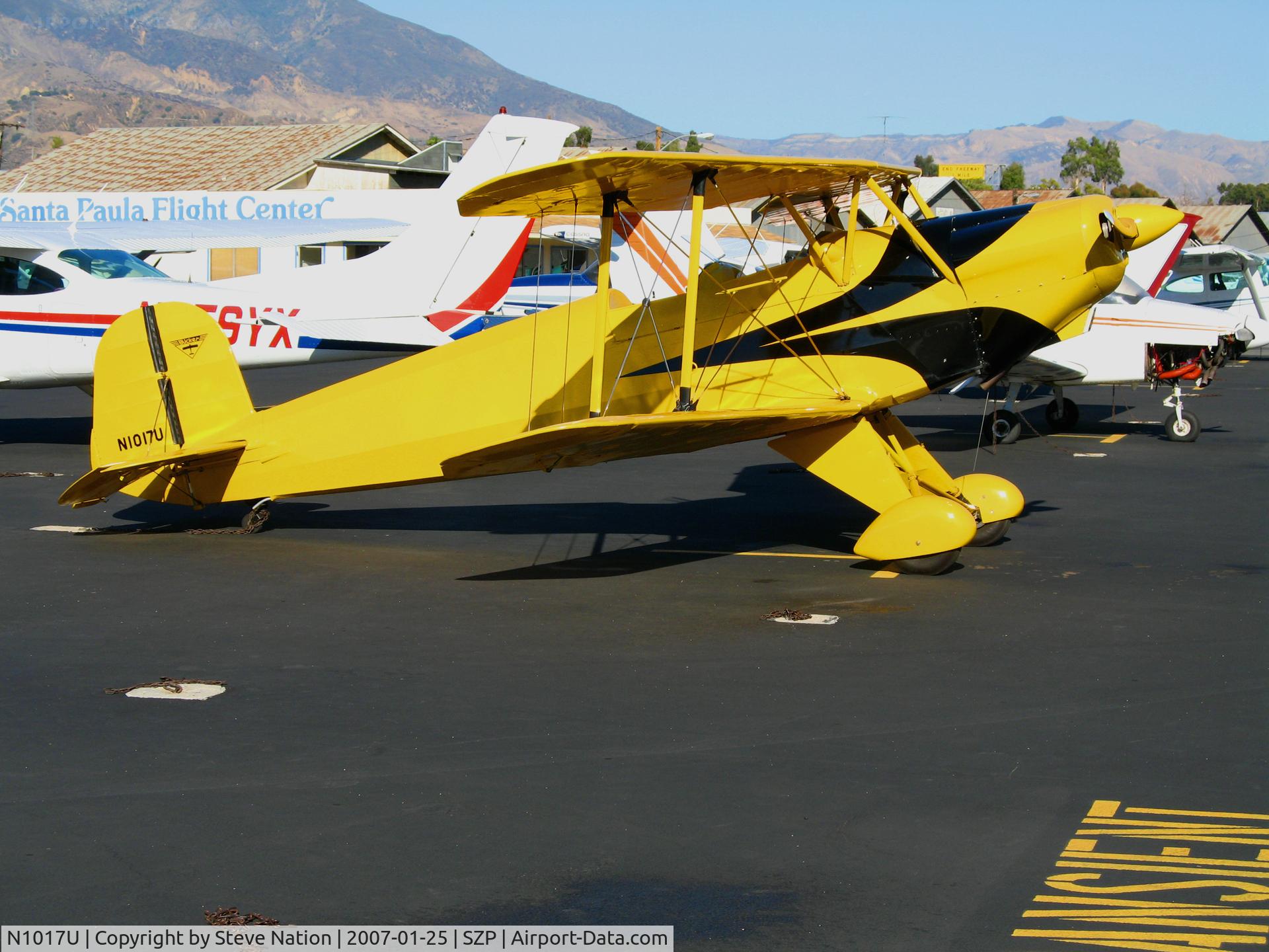 N1017U, 1939 CASA 1-131 Jungmann C/N E3B-435, 1952 CASA 1.131 @ Santa Paula Airport, CA