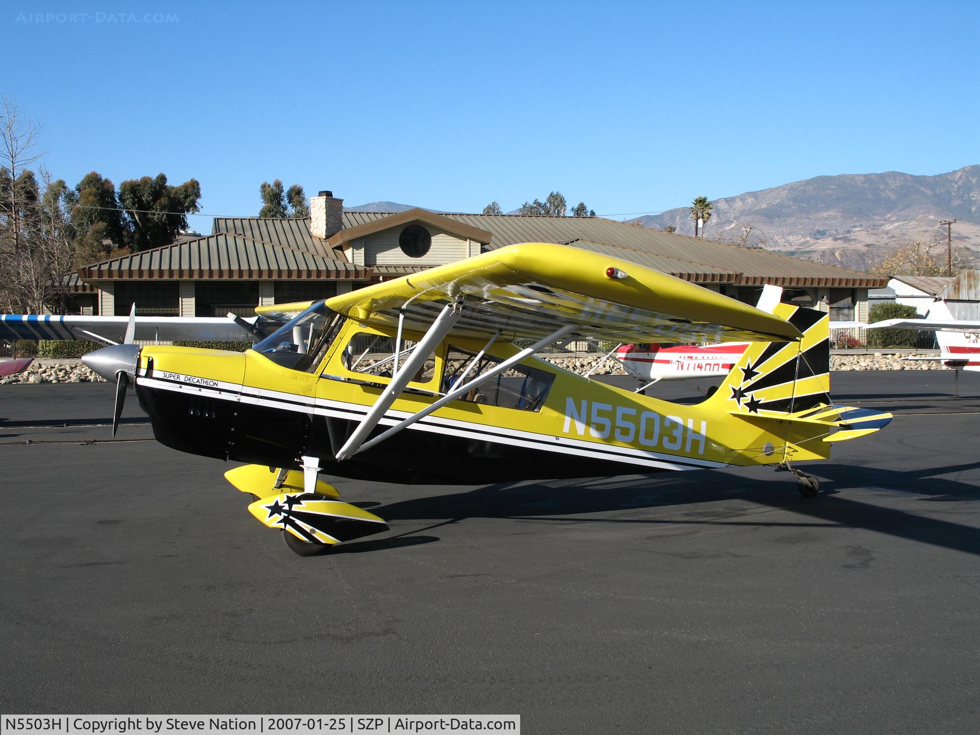 N5503H, 1978 Bellanca 8KCAB Super Decathlon C/N 413-78, Monair LLC 1978 Bellanca 8KCAB @ Santa Paula Airport, CA