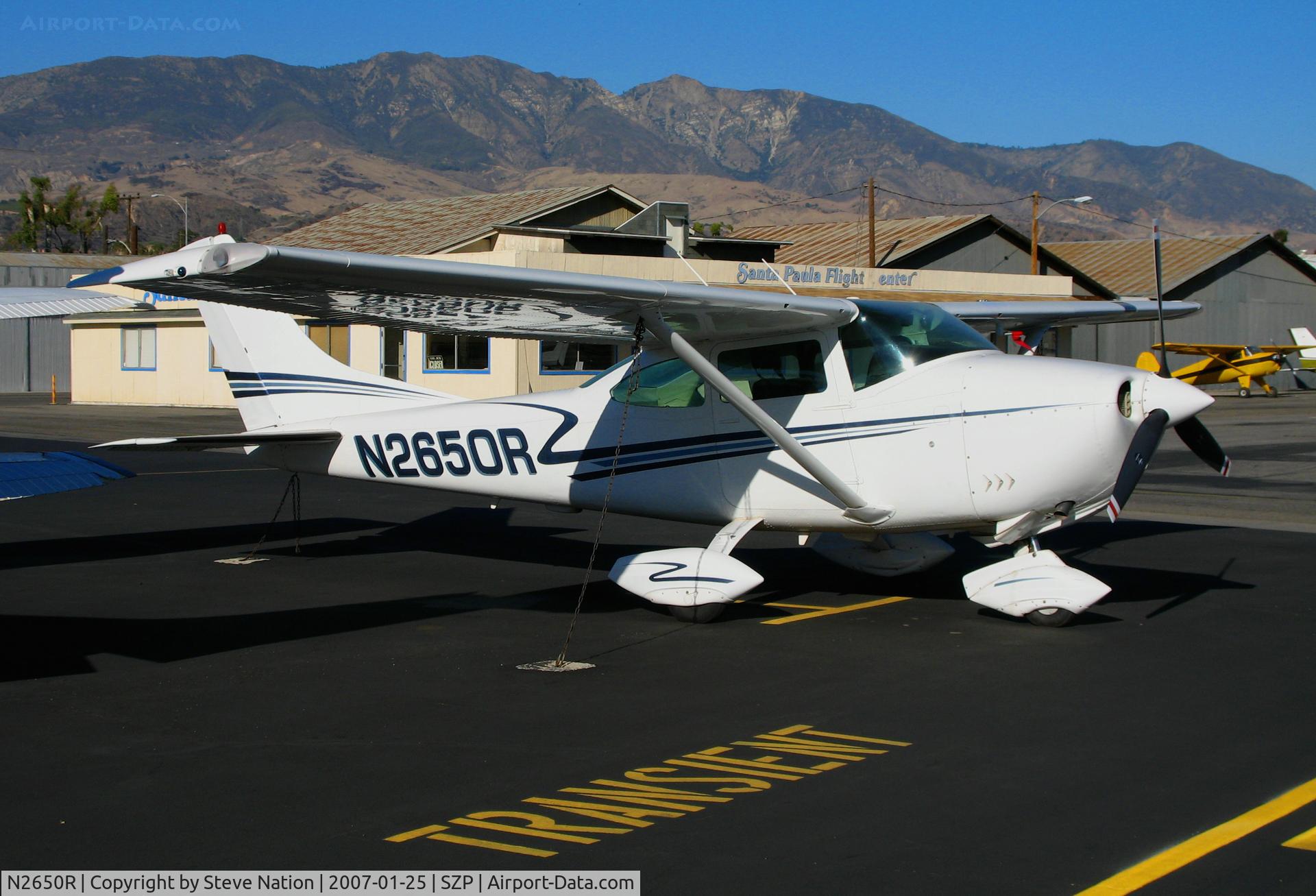 N2650R, 1967 Cessna 182K Skylane C/N 18258350, Sharp looking 1967 Cessna 182K celebrating 40 years @ Santa Paula Airport, CA