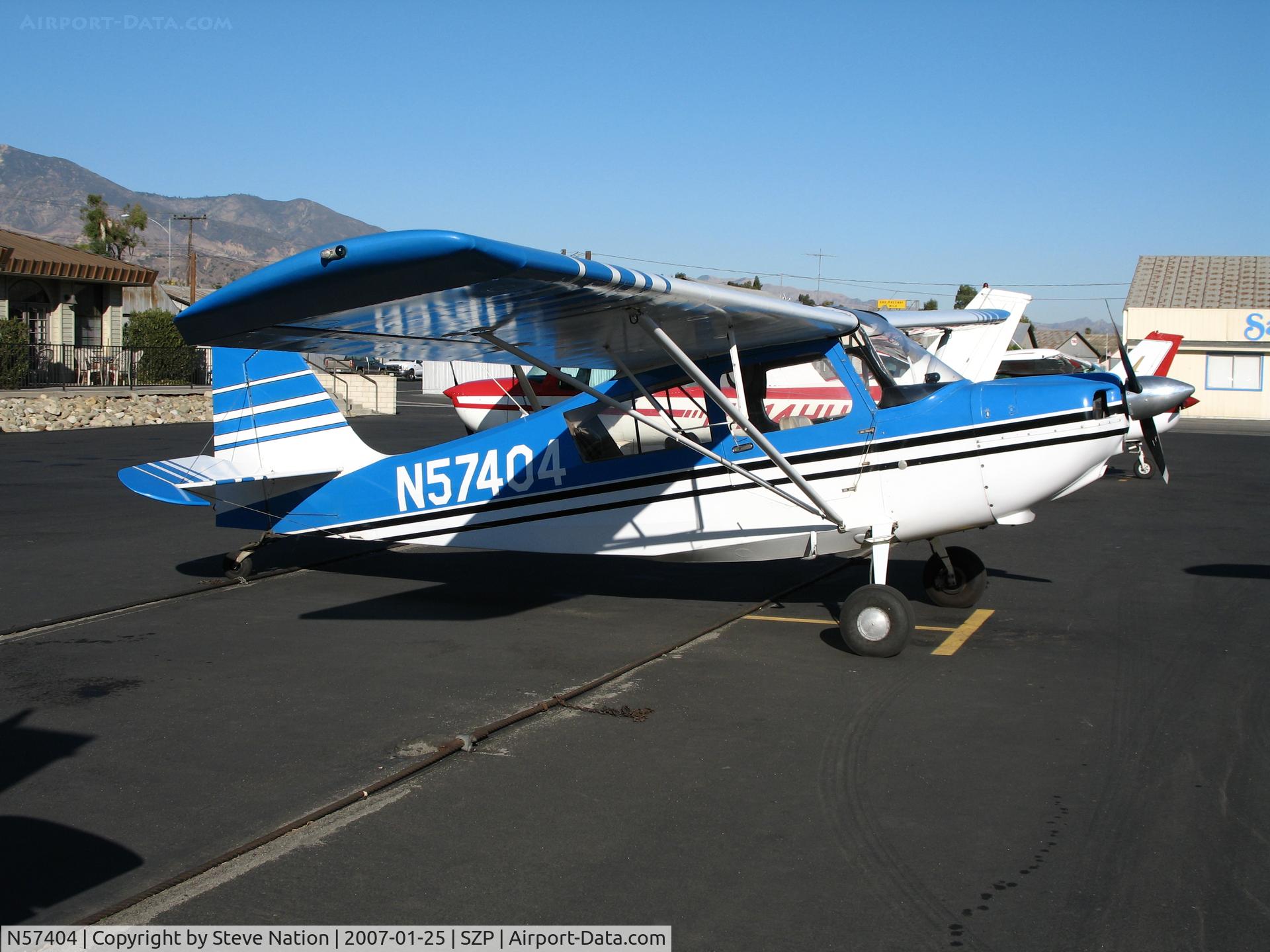 N57404, 1973 Bellanca 7ECA Citabria C/N 940-73, CP Aviation 1973 Bellanca 7ECA @ Santa Paula Airport, CA