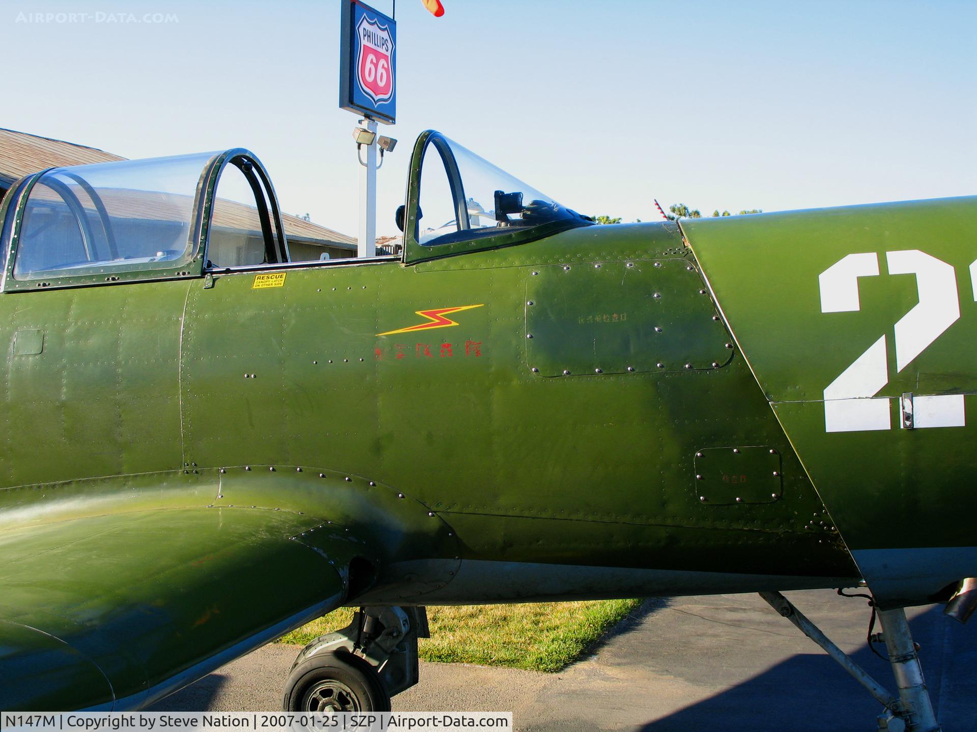 N147M, Nanchang CJ-6A C/N 4232020, Nanchang CJ-6A @ Santa Paula Airport, CA