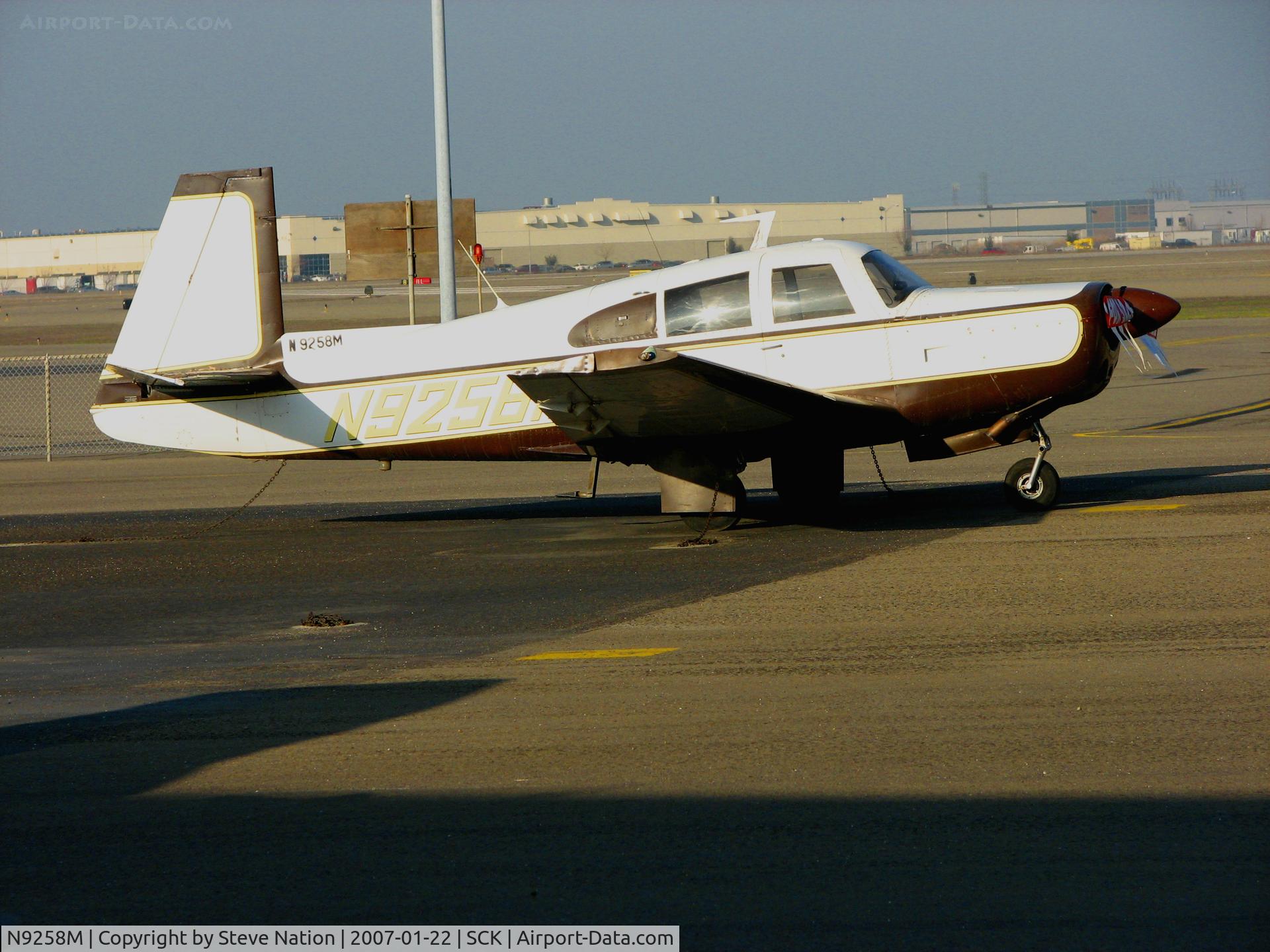 N9258M, 1966 Mooney M20E C/N 1203, 1966 Mooney M20E @ Stockton Municipal Airport, CA
