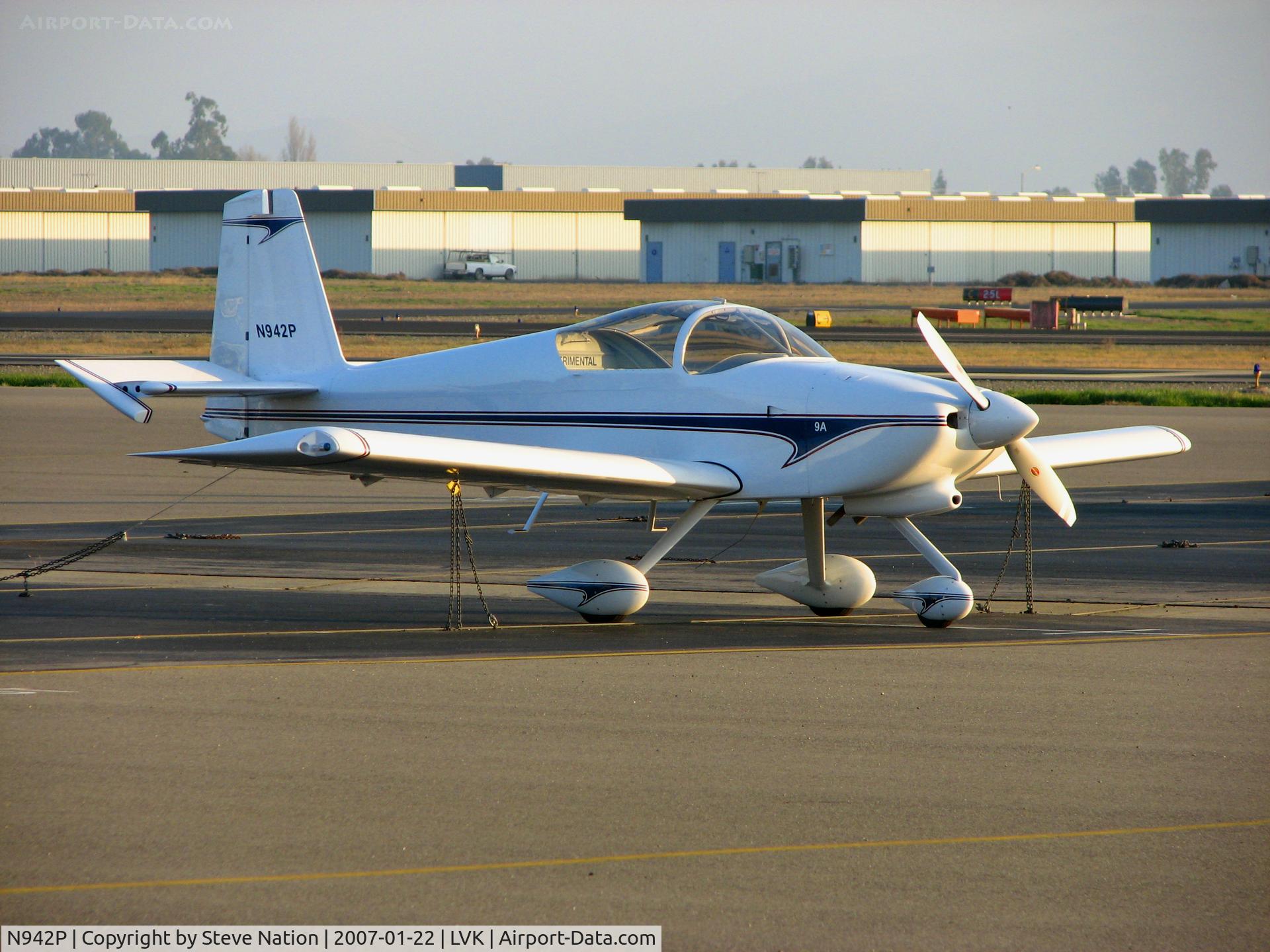 N942P, 2003 Vans RV-9A C/N 90651, 2003 Heisdorffer VANS RV-9A homebuilt @ Livermore Municipal Airport, C