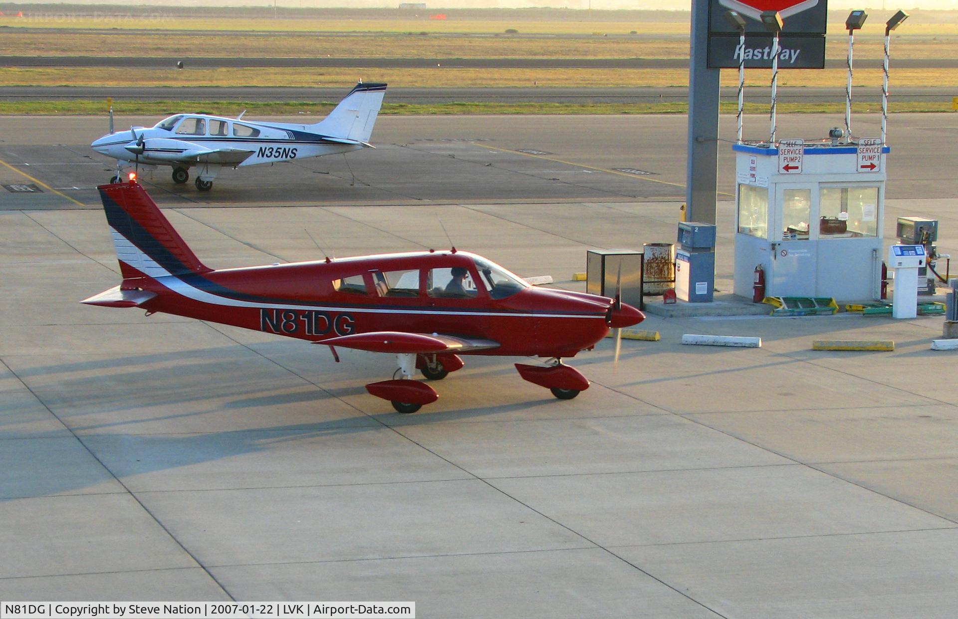 N81DG, 1967 Piper PA-28-180 C/N 28-4579, 1967 Piper PA-28-180 visiting from Oregon @ Livermore Municipal Airport, C