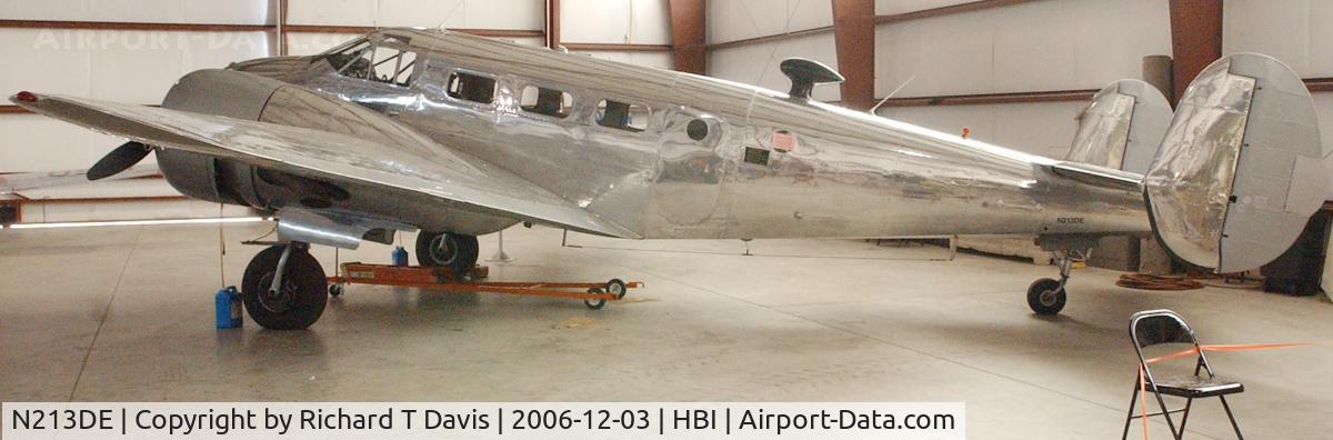N213DE, 1942 Beech C-45H Expeditor C/N AF-392, 1942 BeechC-45H at the N.C. Aviation Museum in Asheboro N.C.