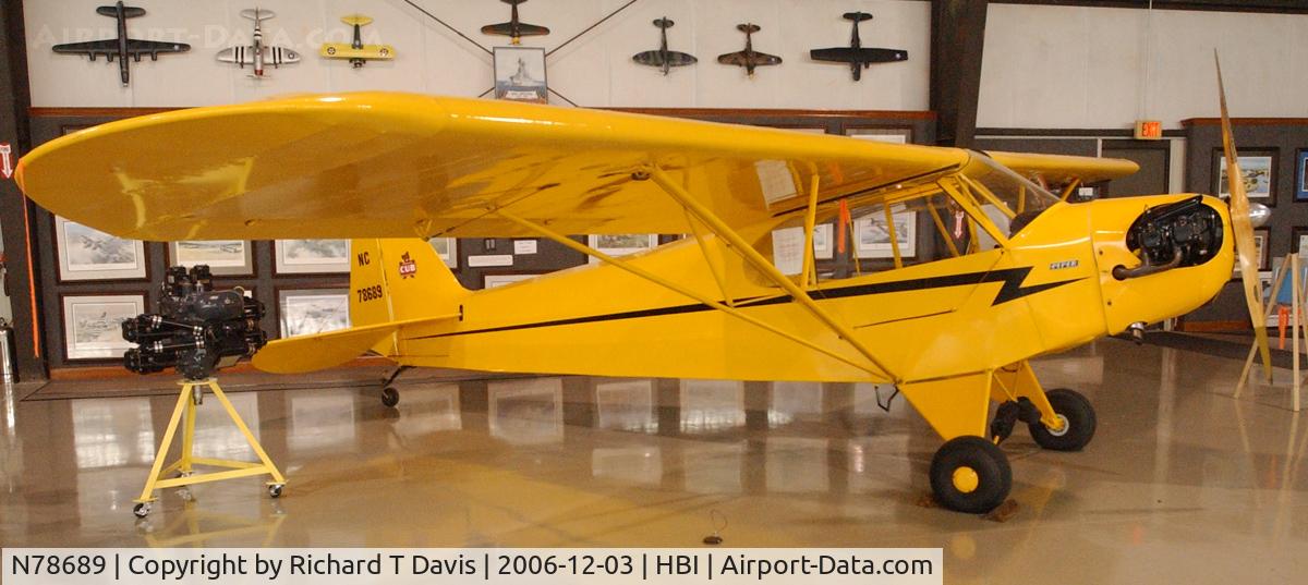 N78689, Piper J3C-65 Cub C/N 17793, Piper Cub J-3  at the N.C. Aviation Museum