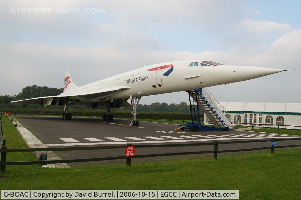 G-BOAC, 1975 Aerospatiale-BAC Concorde 1-102 C/N 100-004, BA Concorde - Manchester AVP