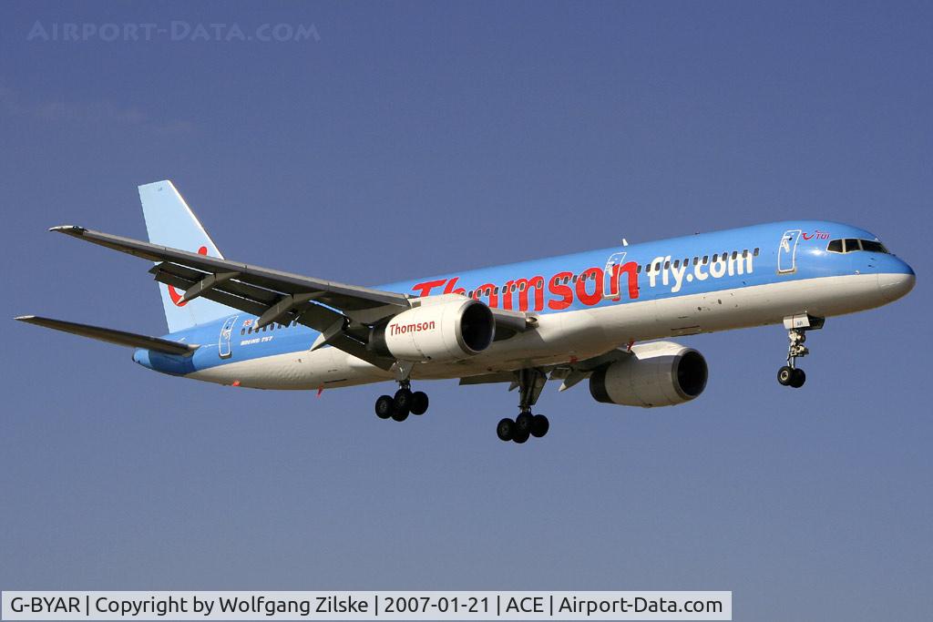 G-BYAR, 1994 Boeing 757-204 C/N 27237, Visitor