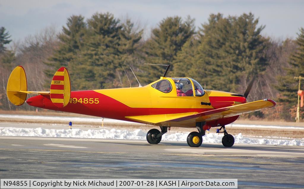N94855, 1948 Erco 415E Ercoupe C/N 4979, Awesome classic waiting in line for 32