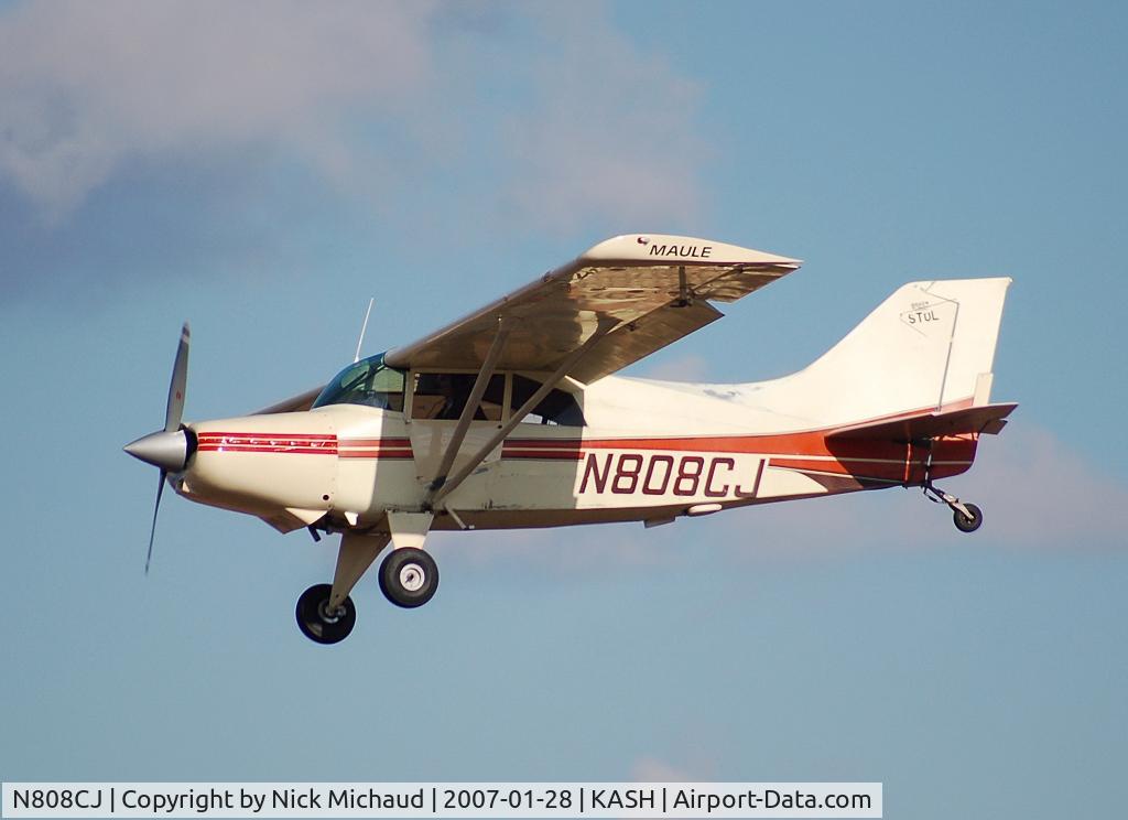 N808CJ, 1985 Maule MX-7-235 Star Rocket C/N 10008C, Something different on final to 32