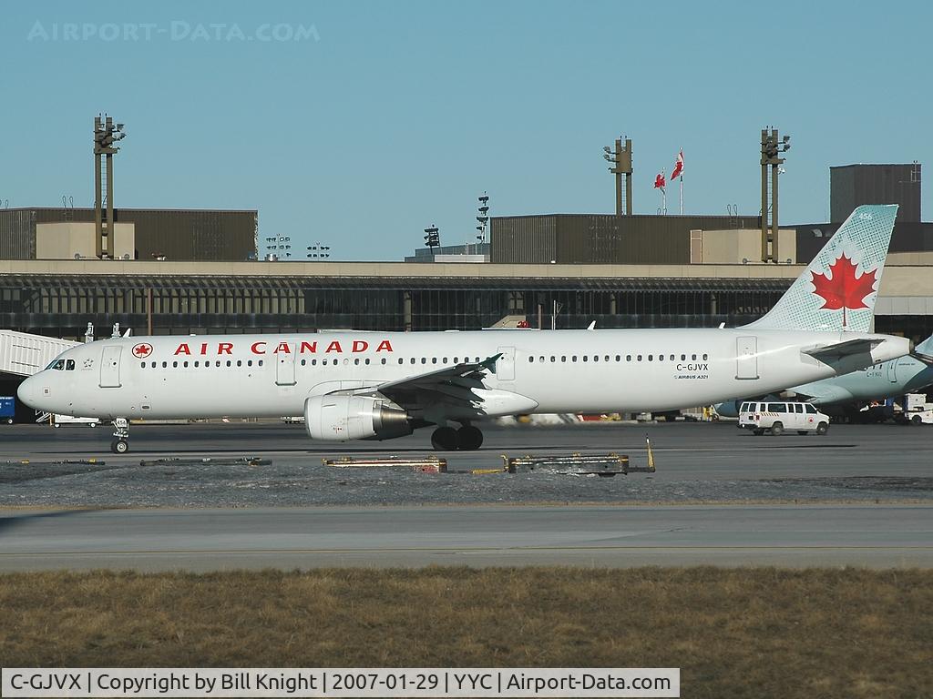 C-GJVX, 2002 Airbus A321-211 C/N 1726, Pulling away from gate.