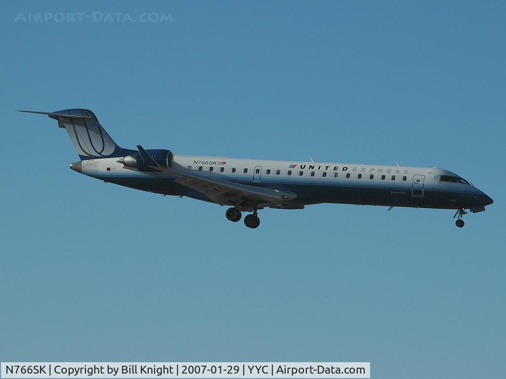 N766SK, 2005 Bombardier CRJ-702 (CL-600-2C10) Regional Jet C/N 10232, Nose dive in for 34