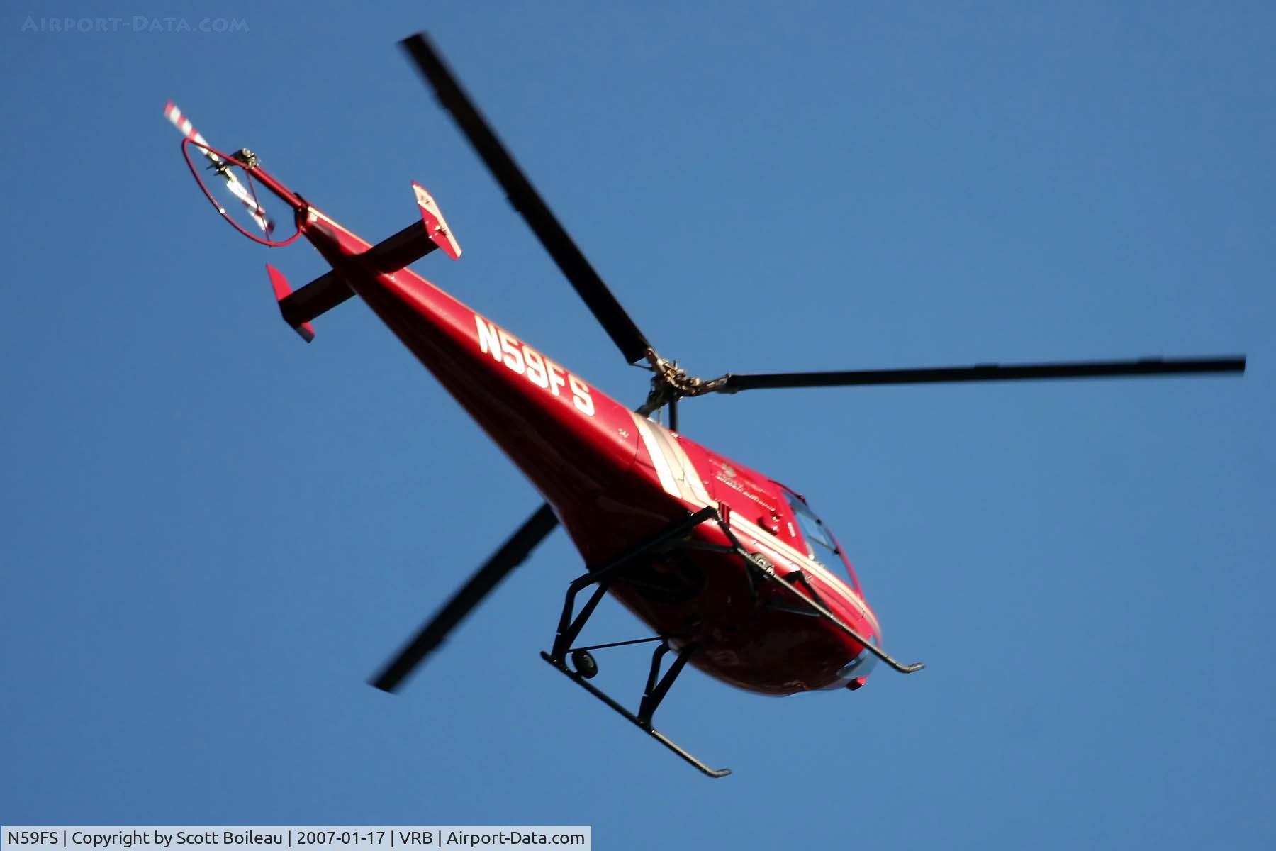 N59FS, 2005 Enstrom 280FX Shark C/N 2109, over vero beach